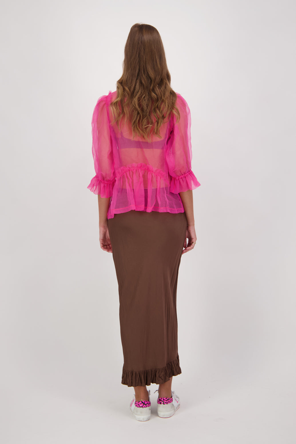 Cece Silk Top - Pink