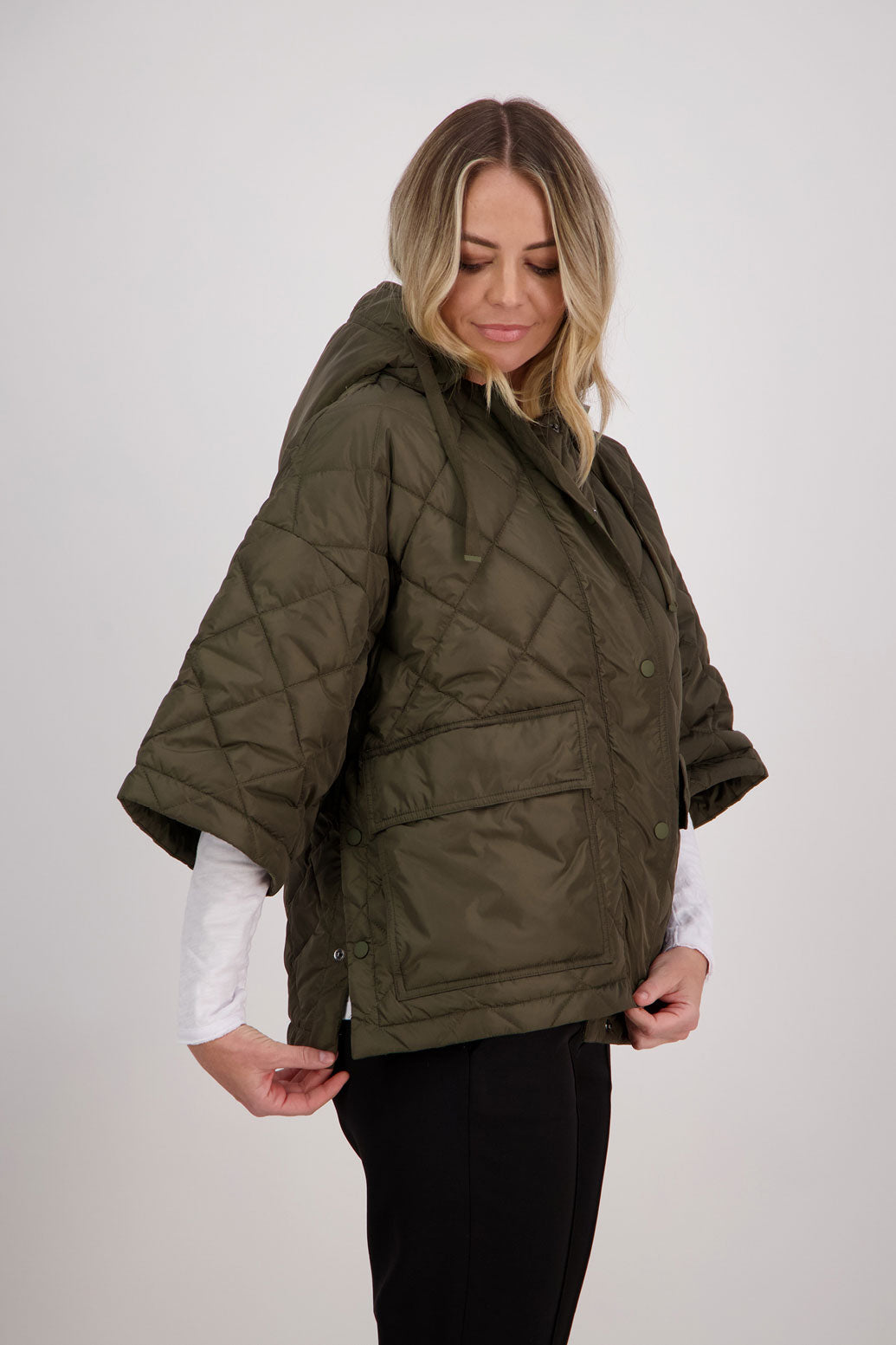 Chap Quilted Khaki Jacket