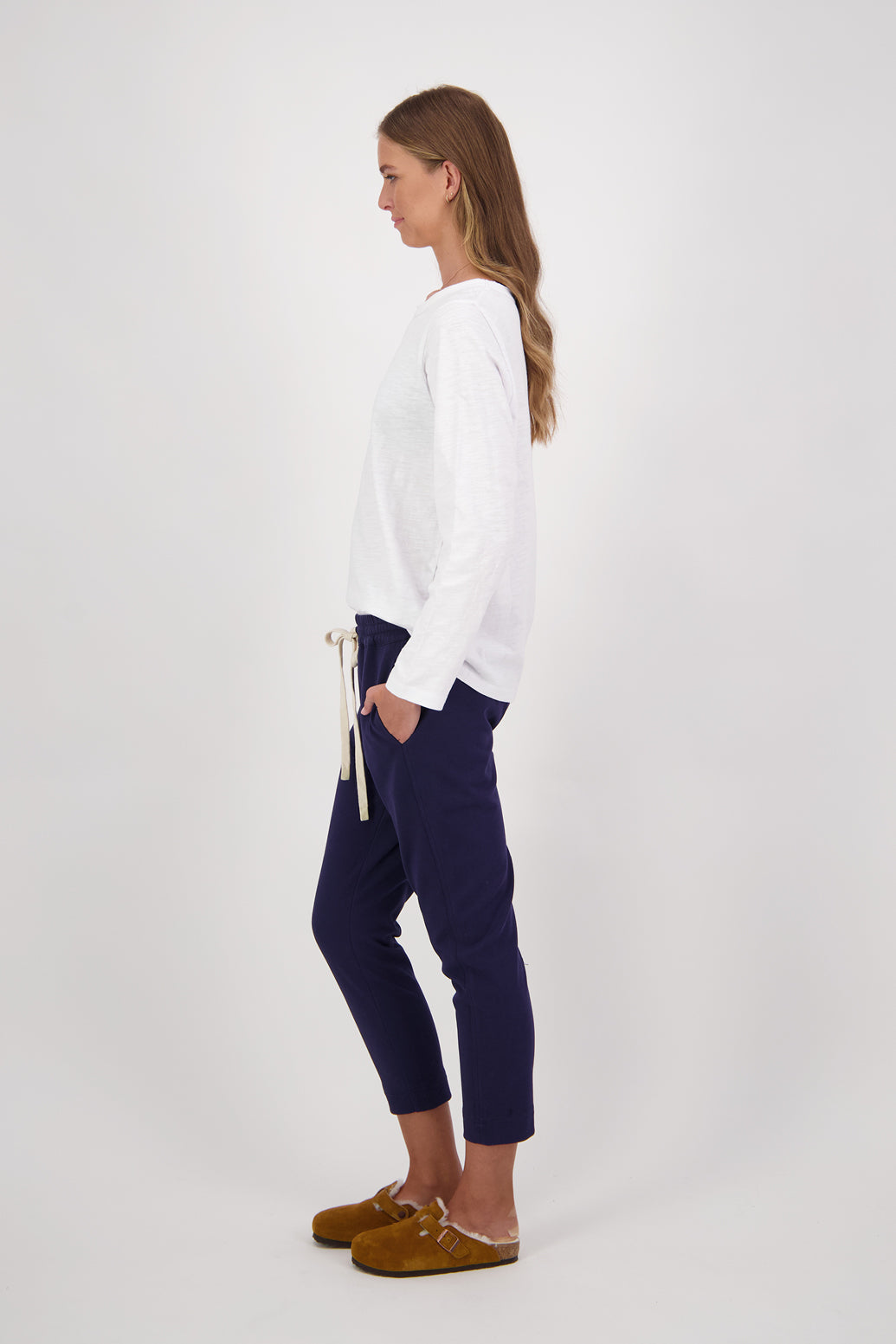 Chelsea Casual Ankle Pant - Ink
