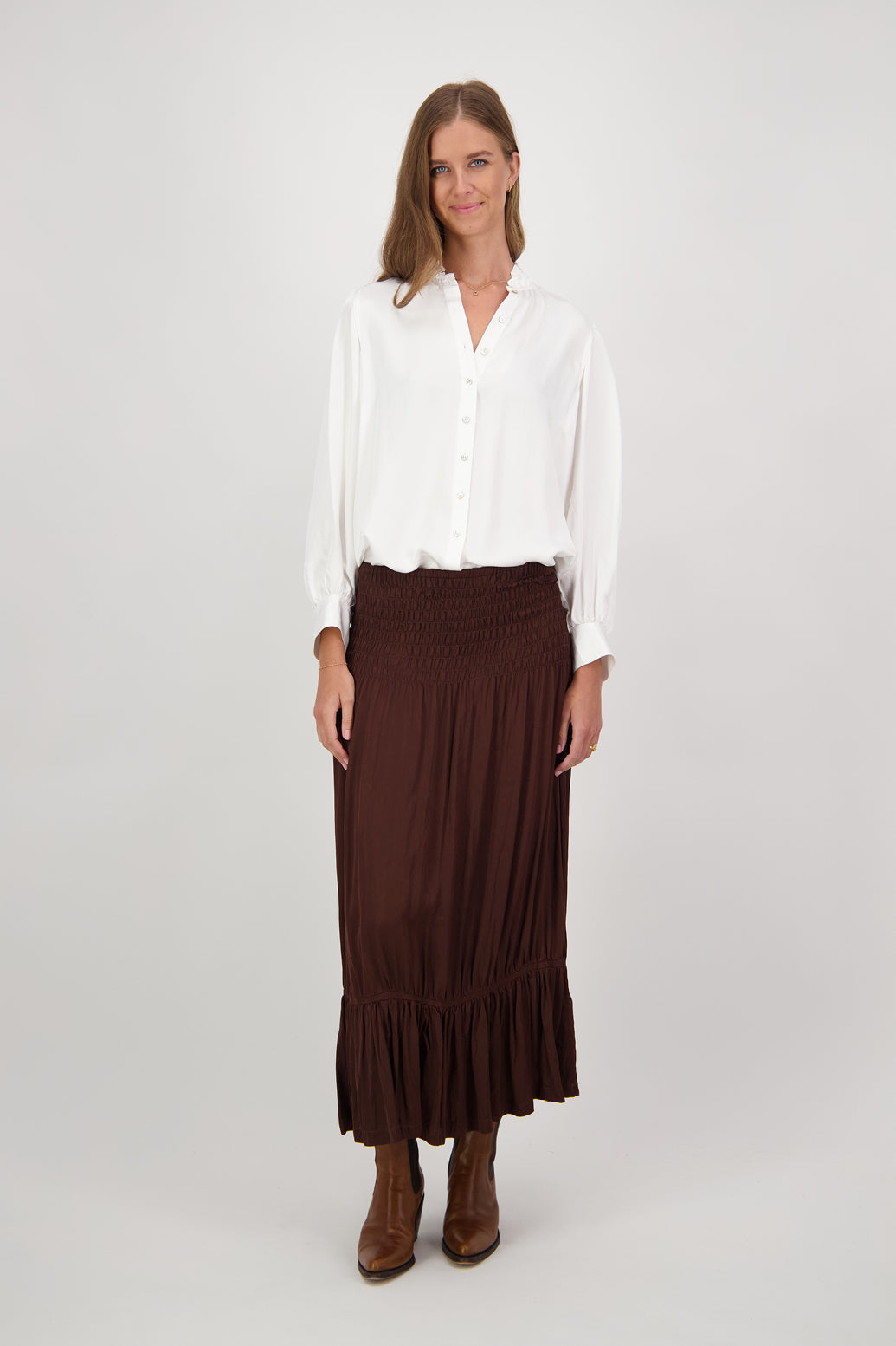 Brown skirt nz hotsell