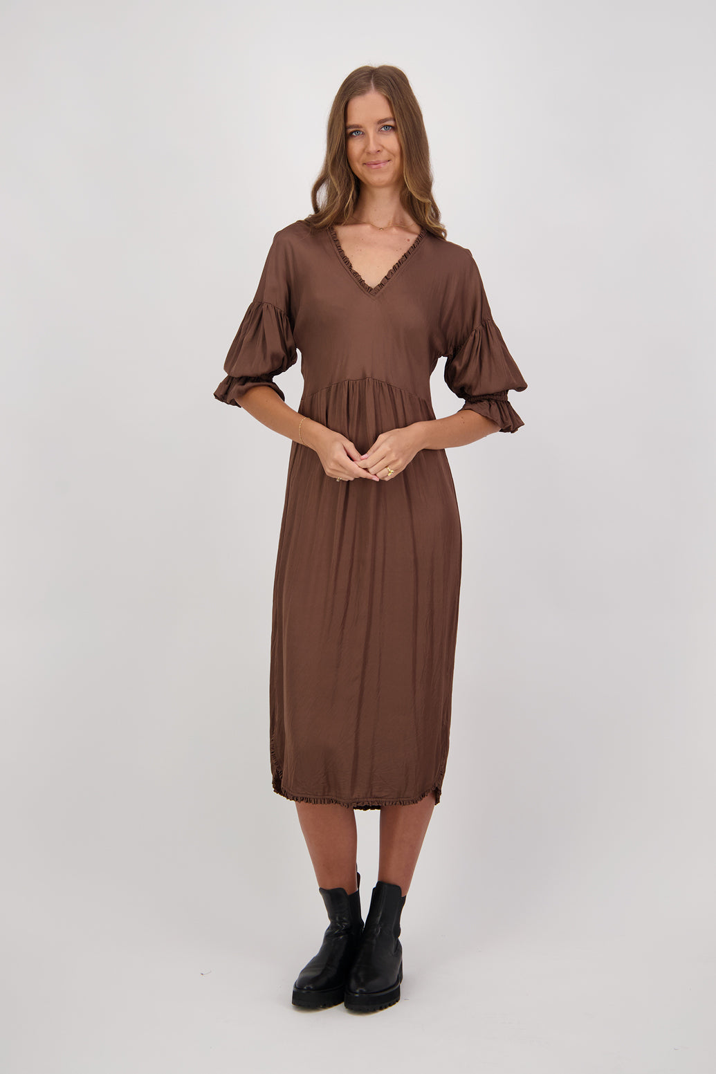 Cooper Camel Dress