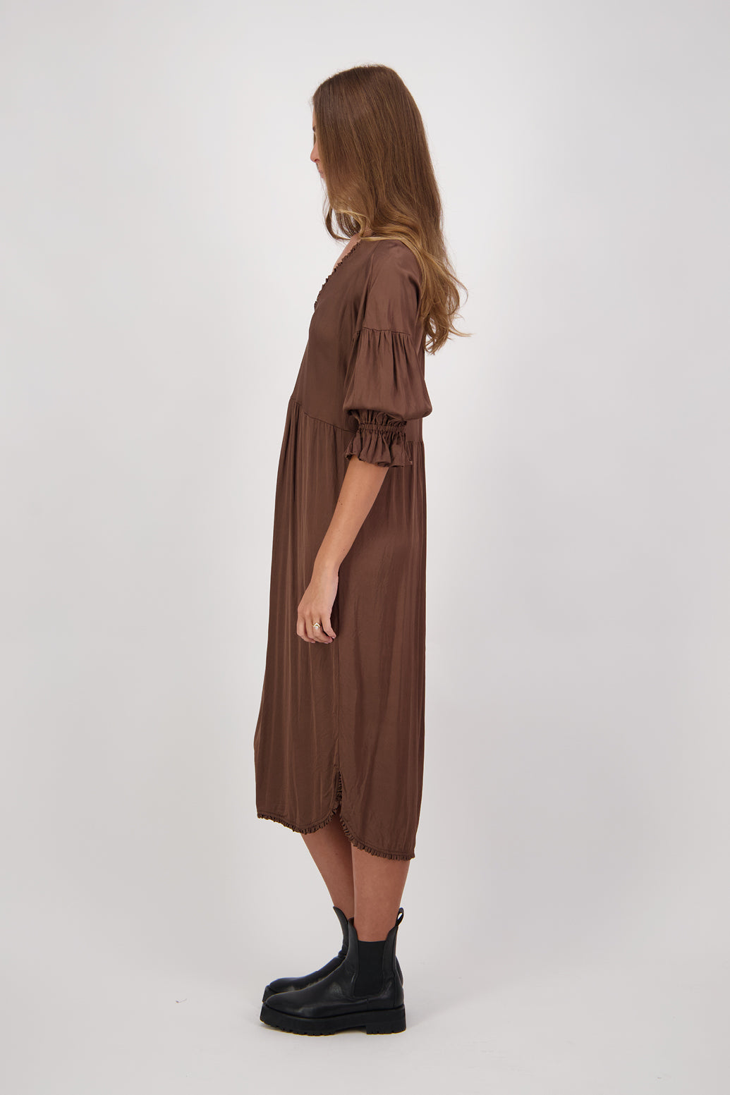 Cooper Camel Dress