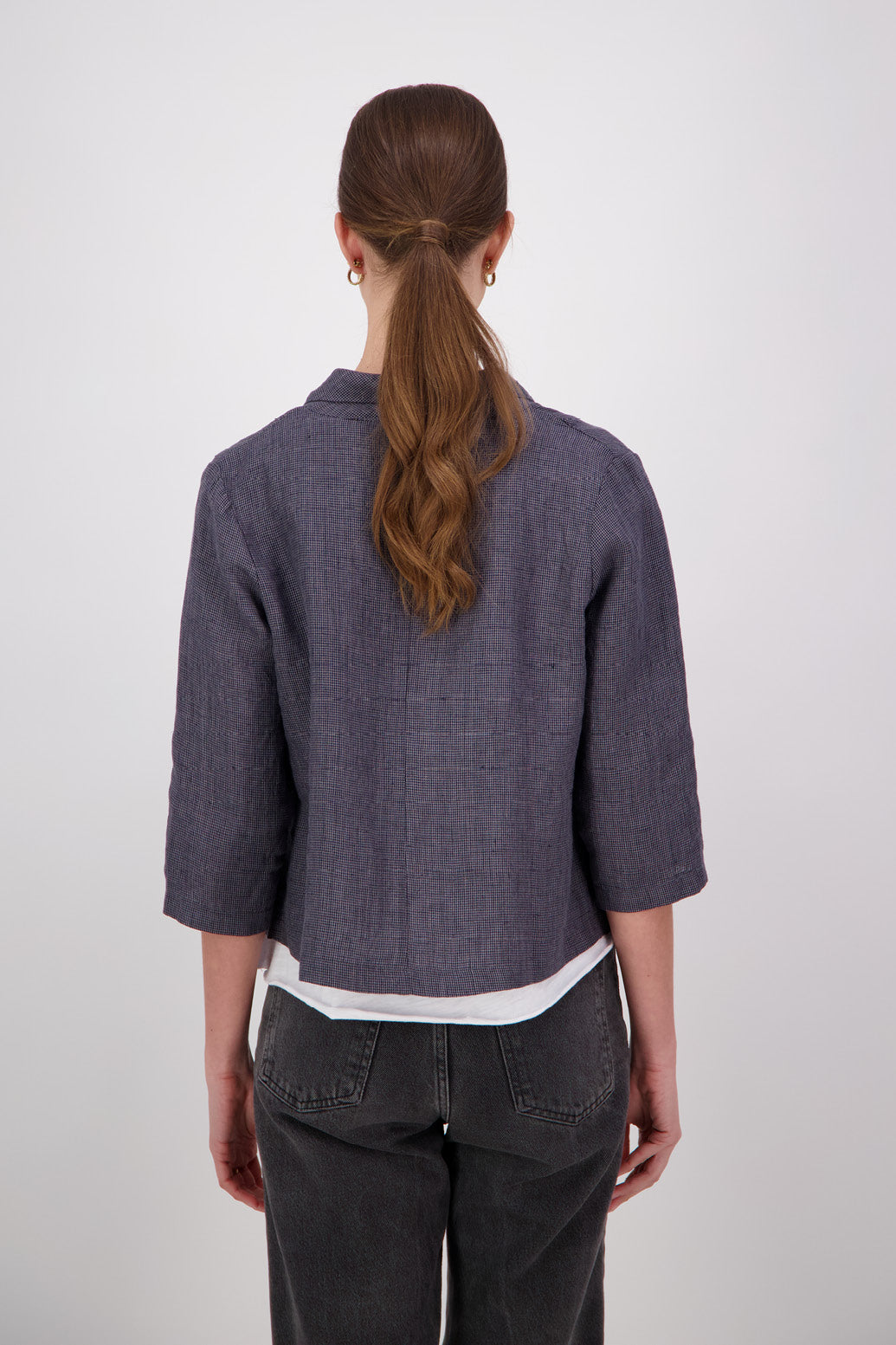 JEMIMA CHARCOAL HOUNDSTOOTH