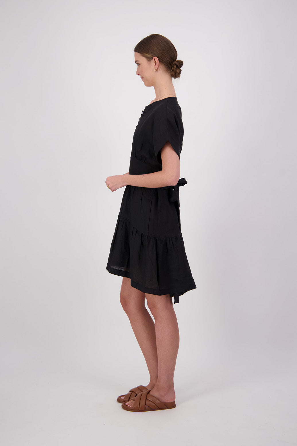 JENNINE BLACK LINEN