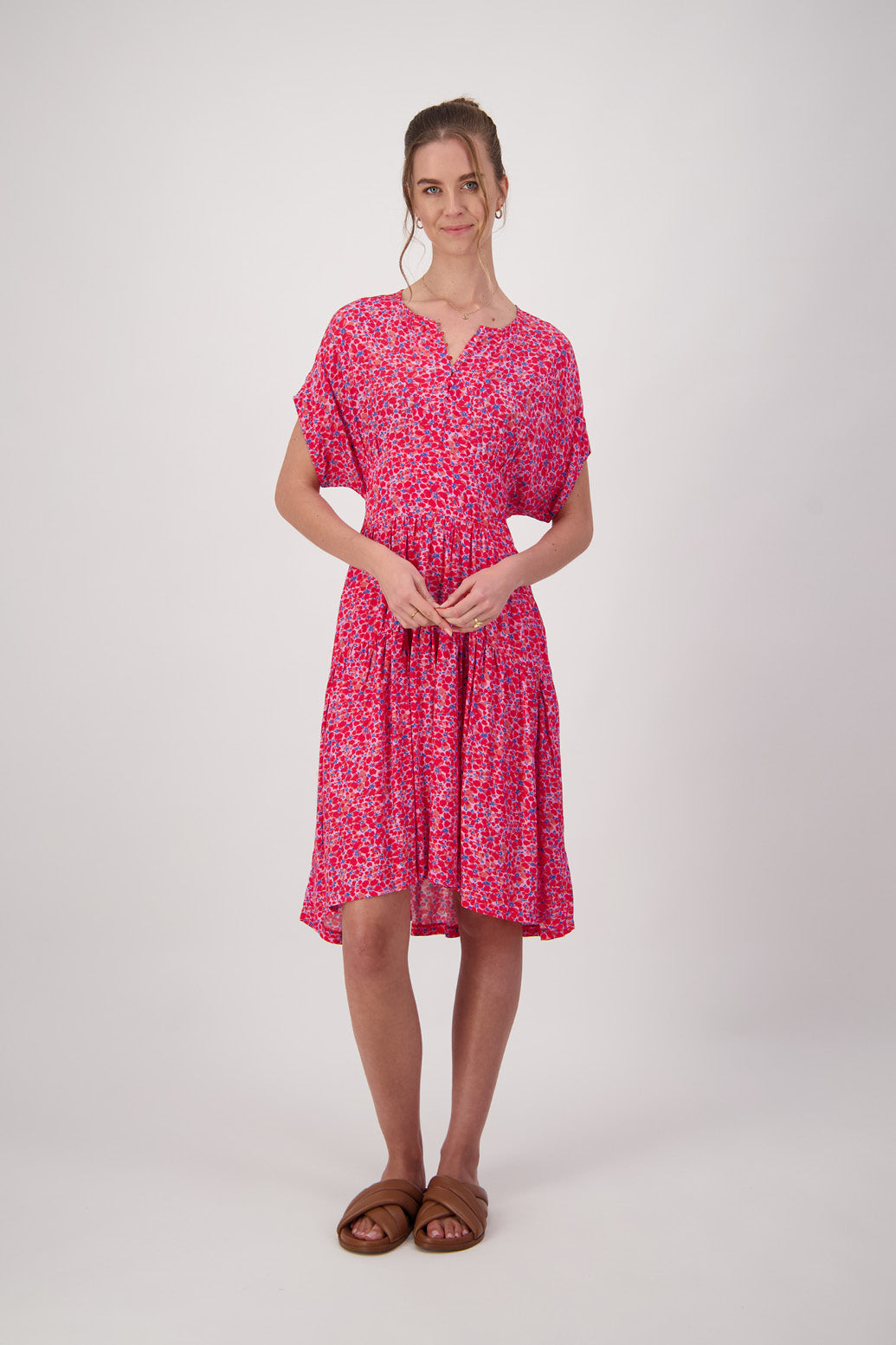 JENNINE RED FLORAL