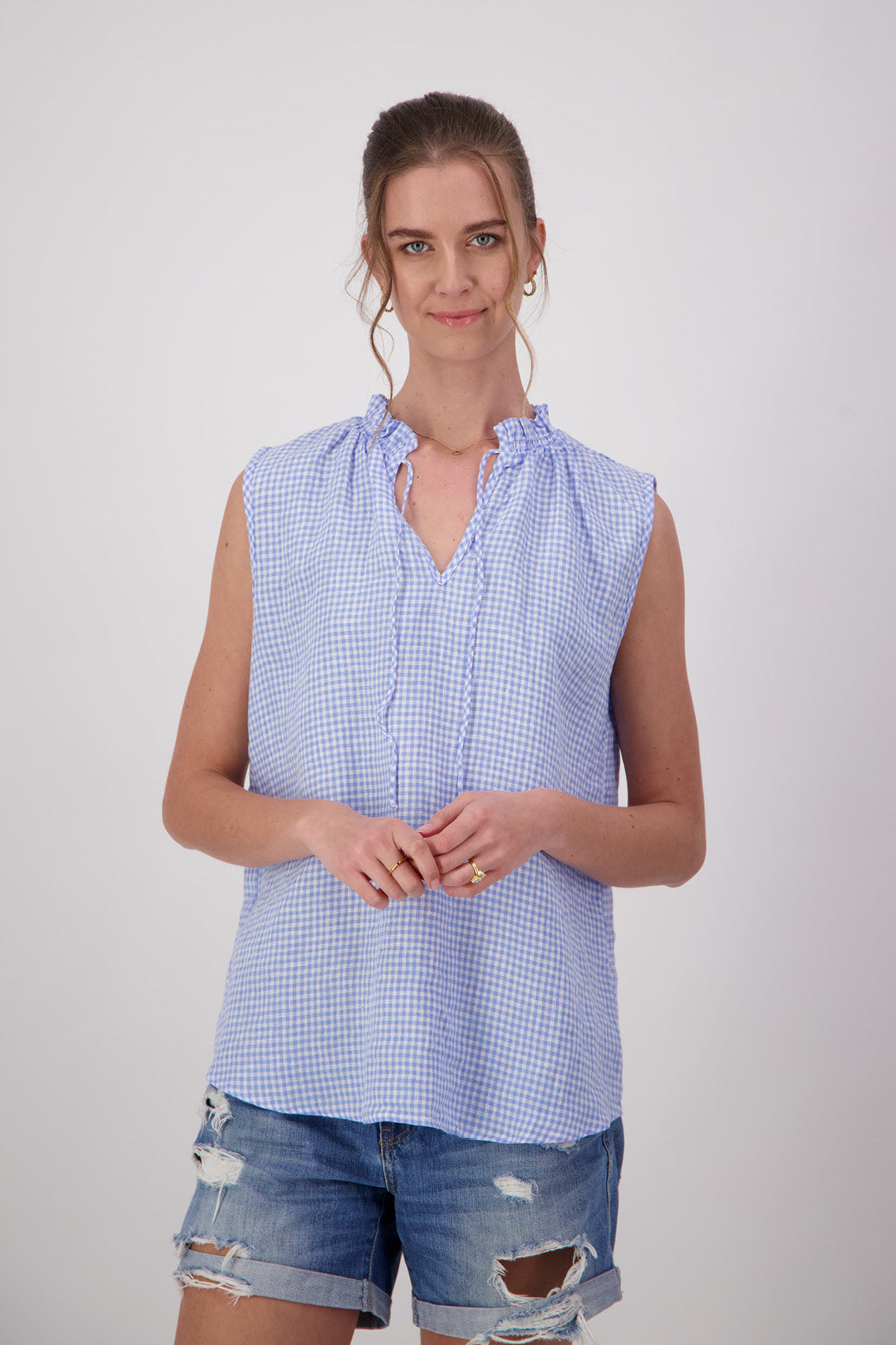 JESSICA BLUE GINGHAM