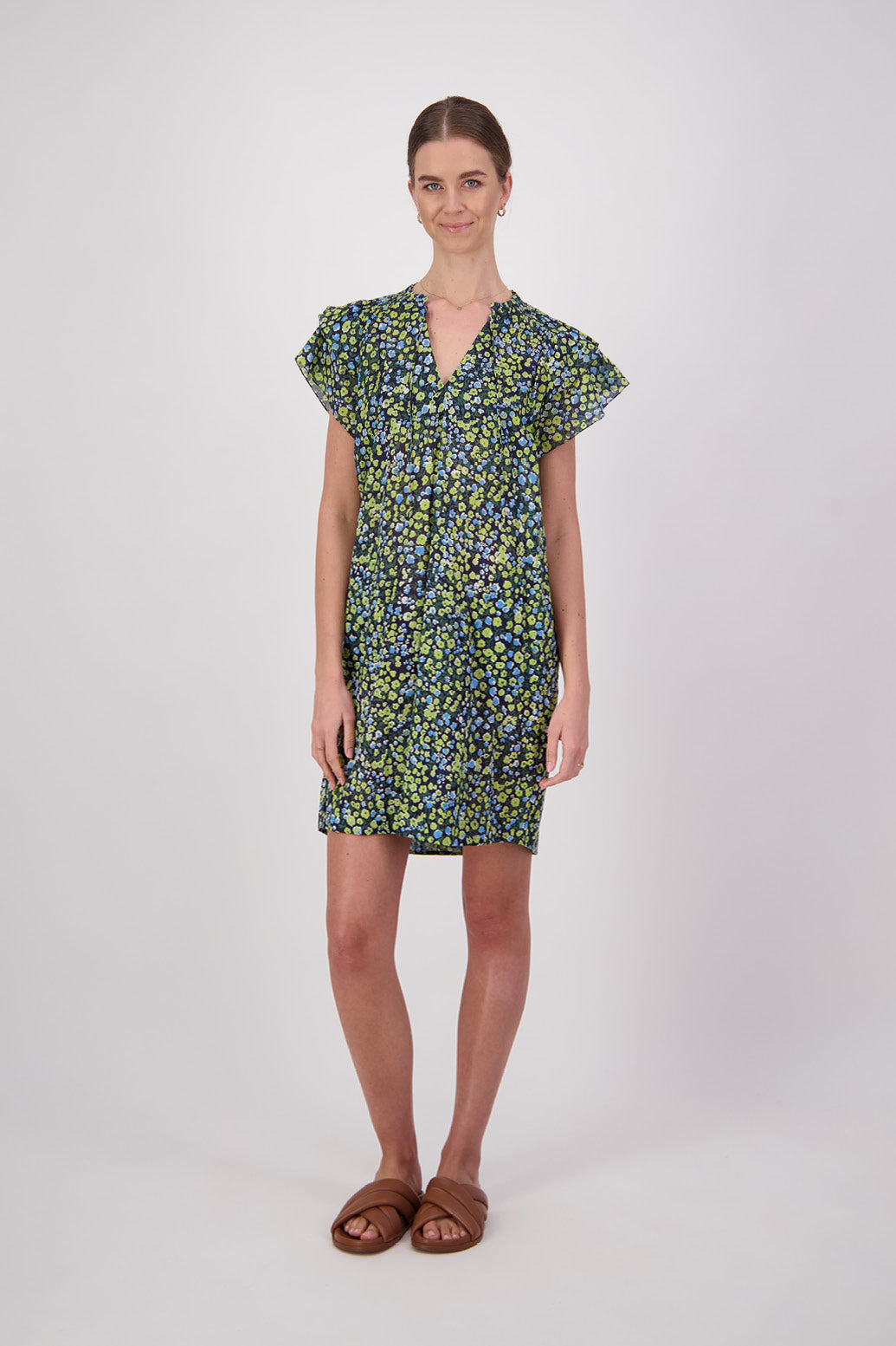 JUDY GREEN/BLUE FLORAL