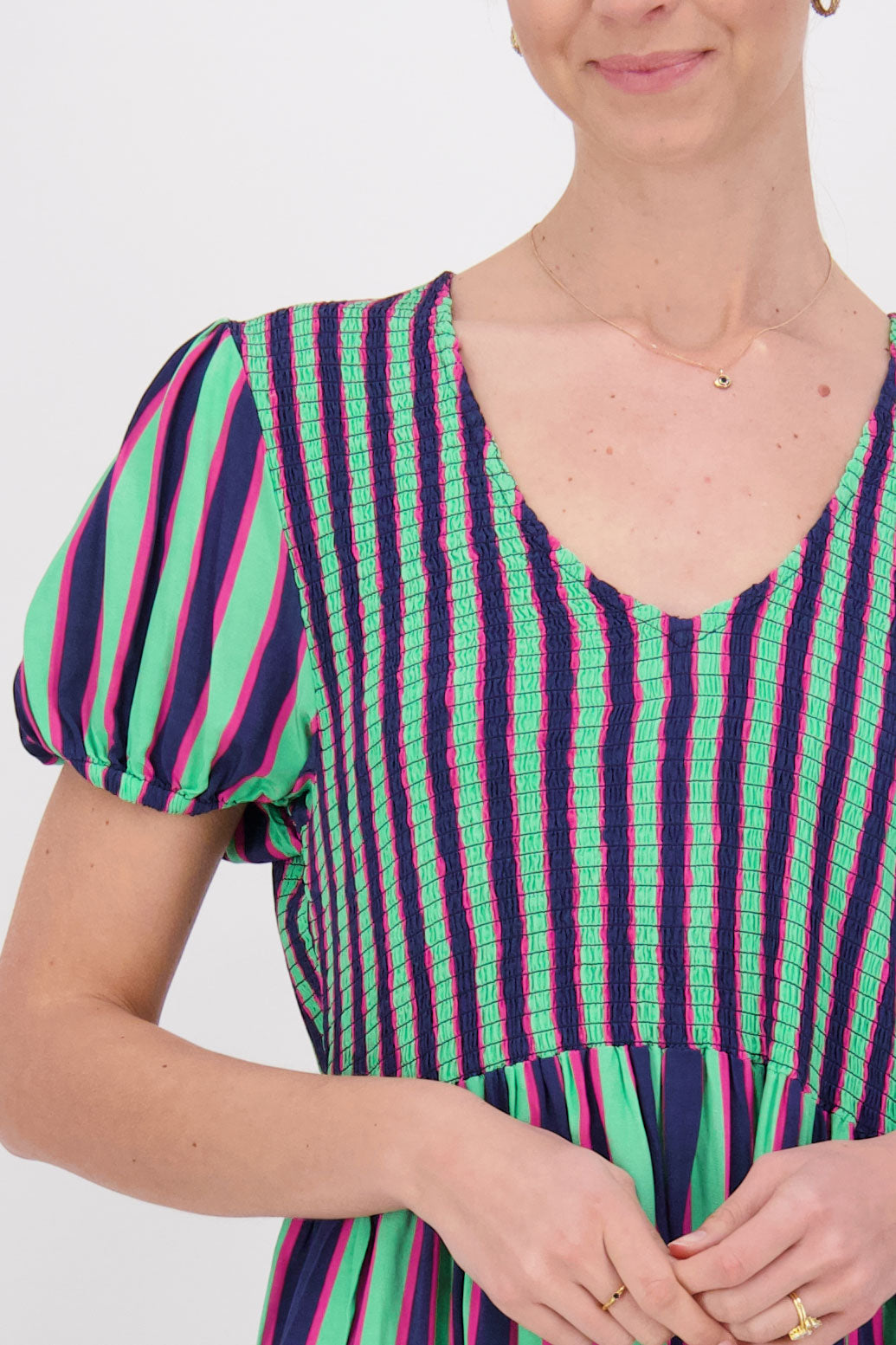 JULIE INK/MINT/PINK STRIPE