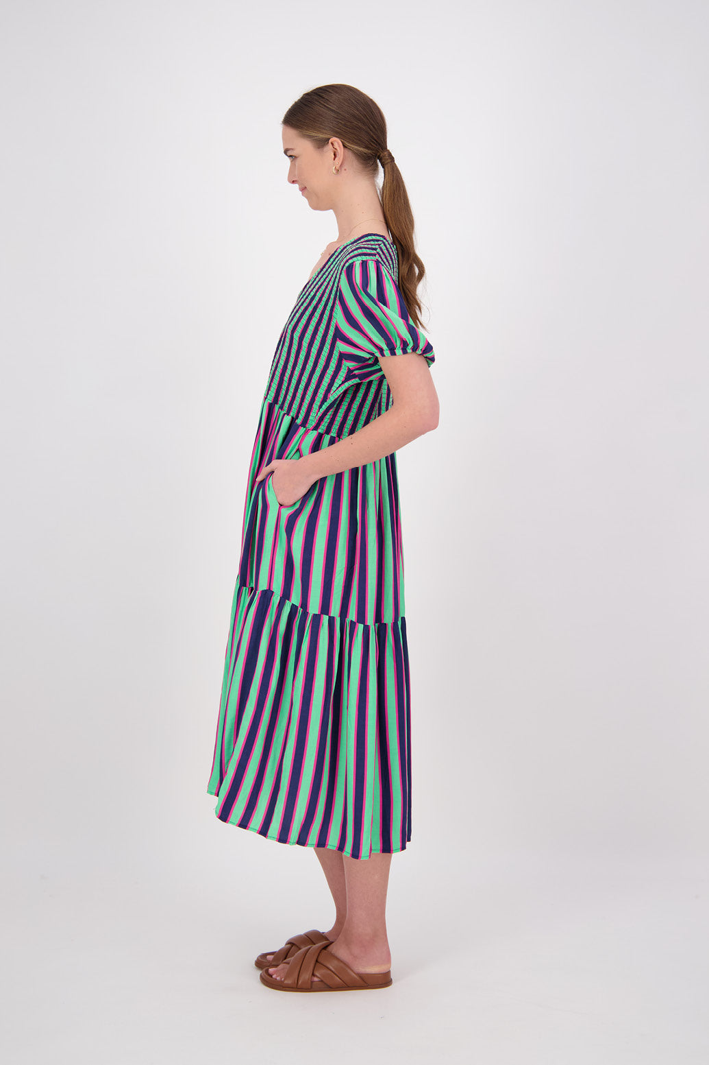 JULIE INK/MINT/PINK STRIPE