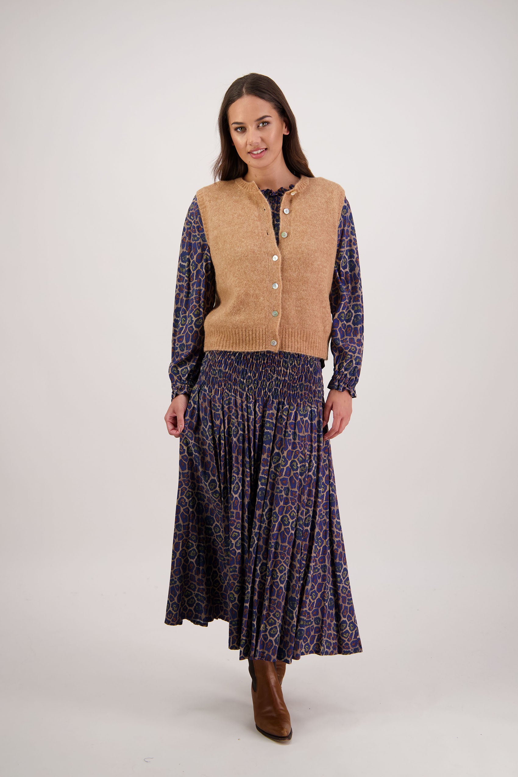 Rumer Antique Leopard Top