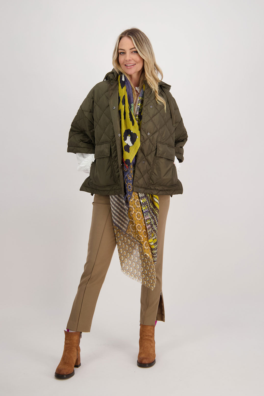 Chap Quilted Khaki Jacket