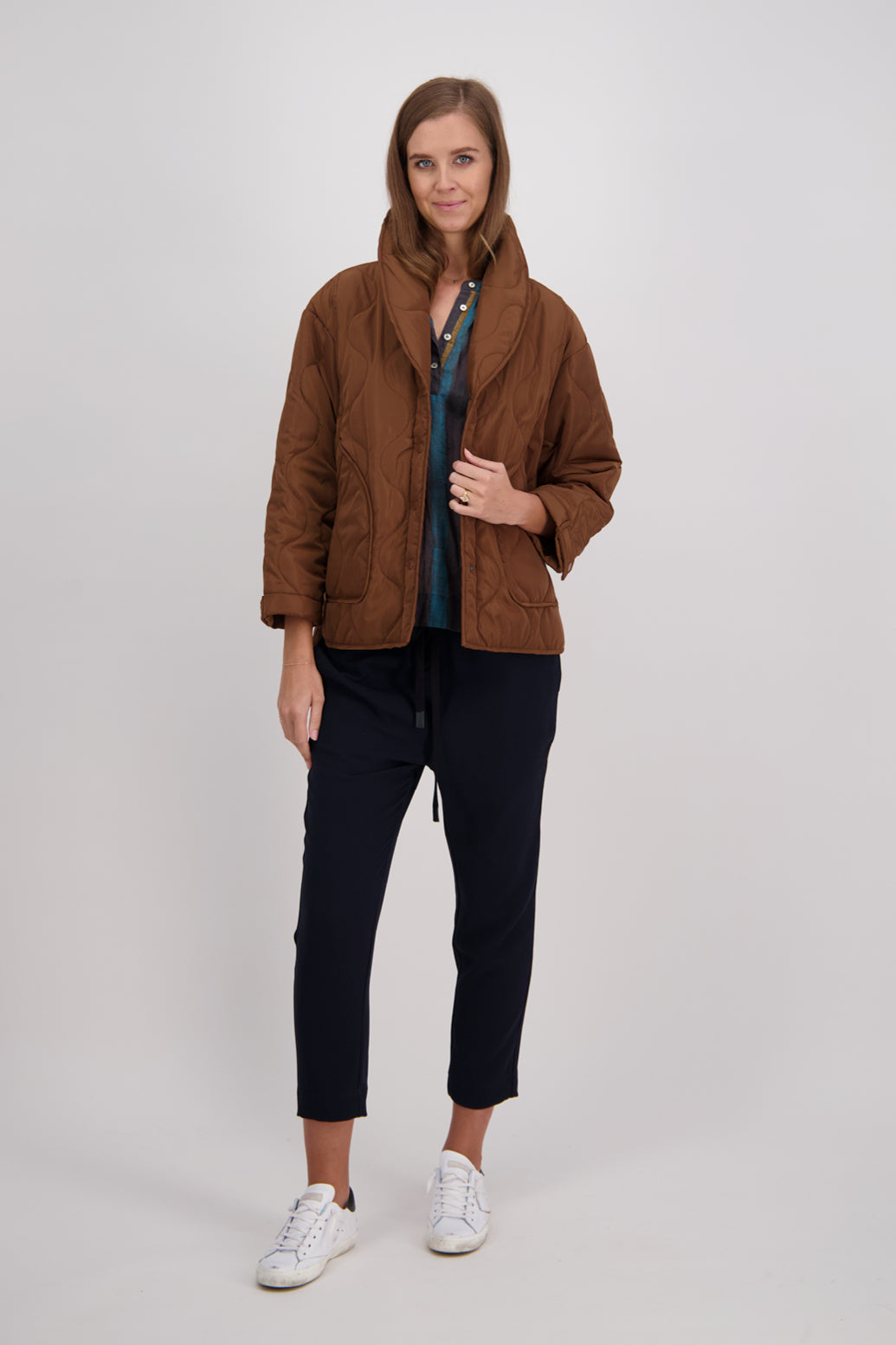 CHAPMAN QUILTED TAN JACKET