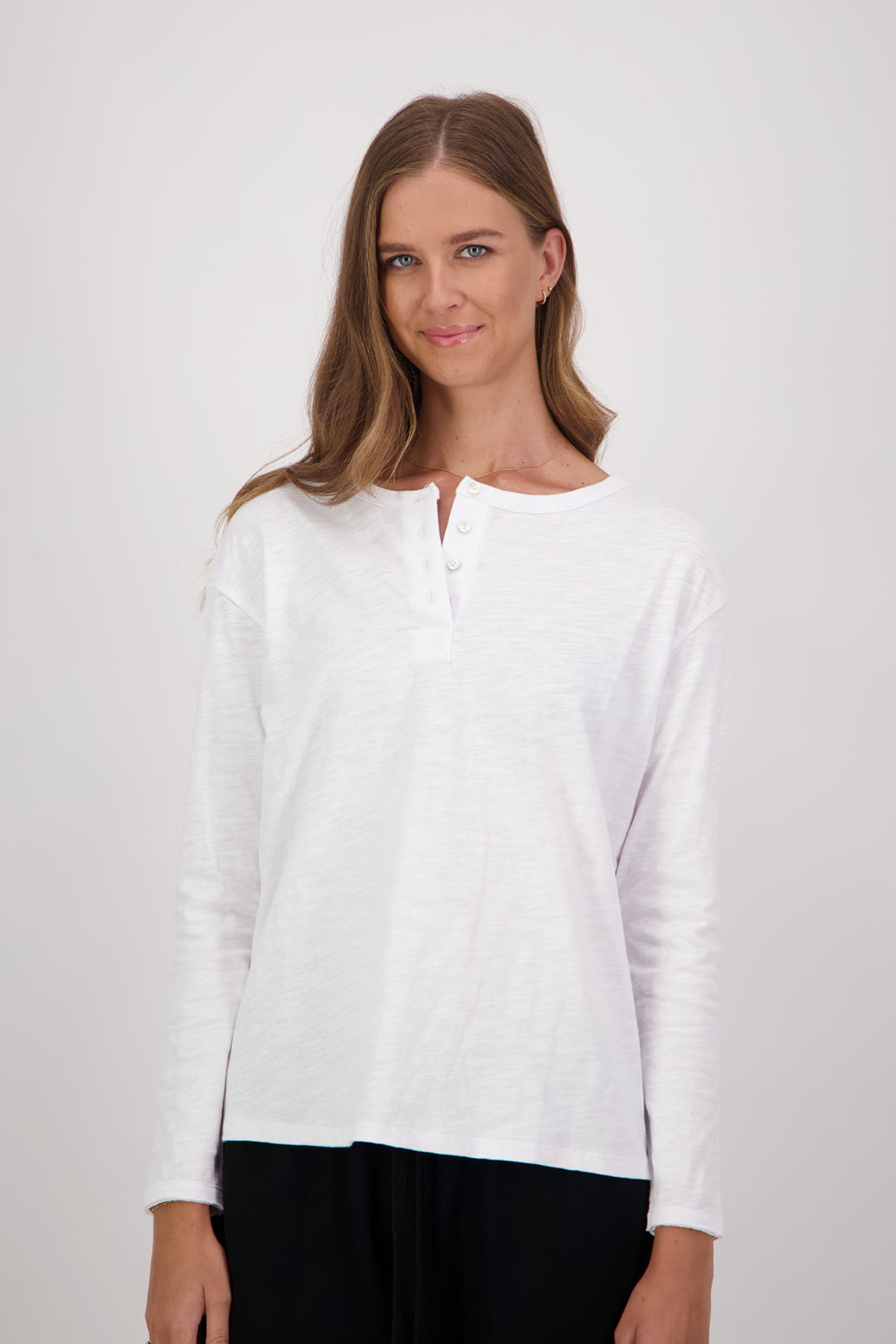 Mads Long Sleeve T-Shirt - White