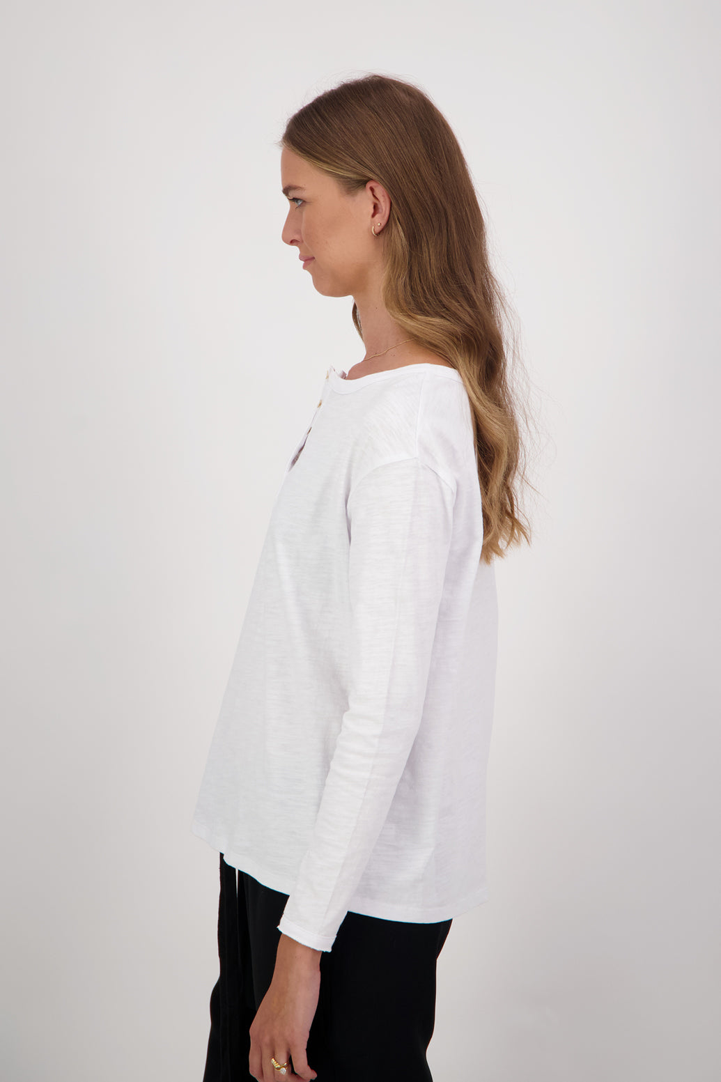 Mads Long Sleeve T-Shirt - White