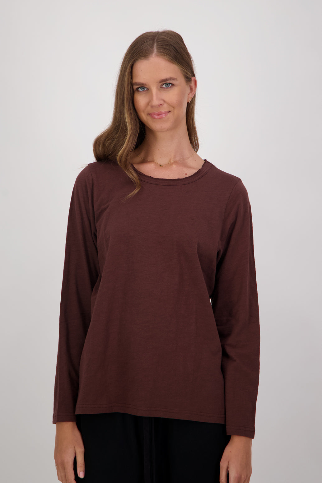 Maki Chocolate Long Sleeve T-Shirt