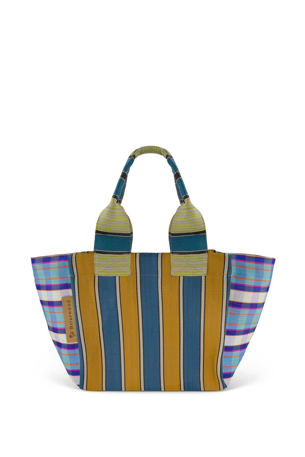 Beach Bag Camel/Blue