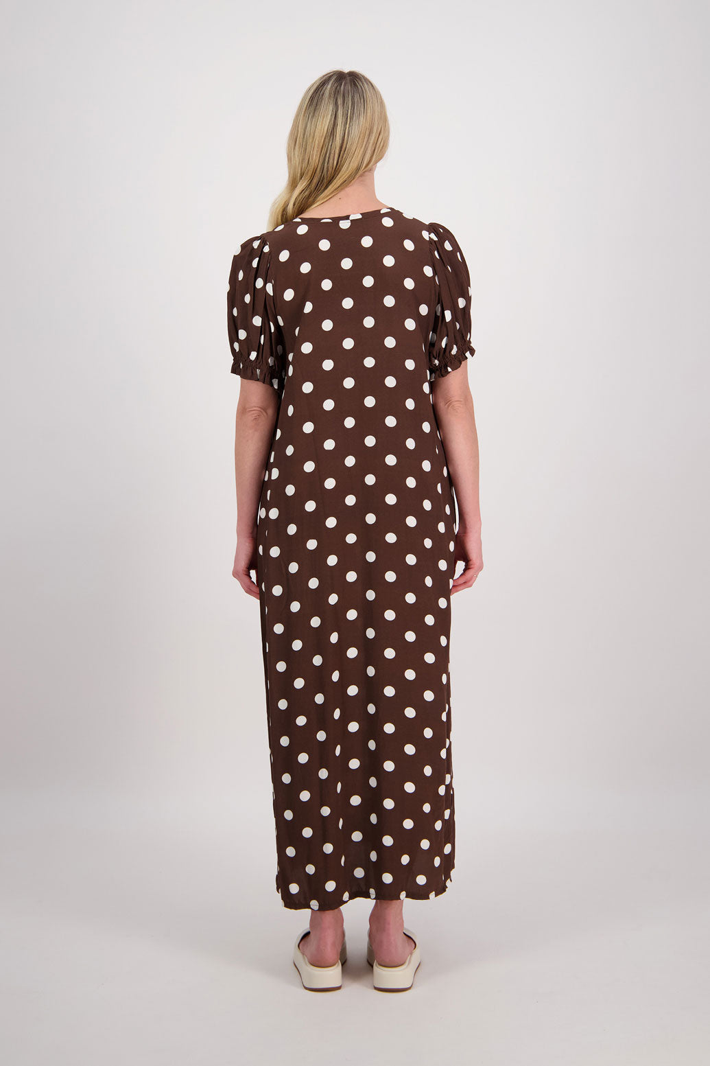 Petunia Maxi Dress with Side Splits + Pockets - Chocolate Spot