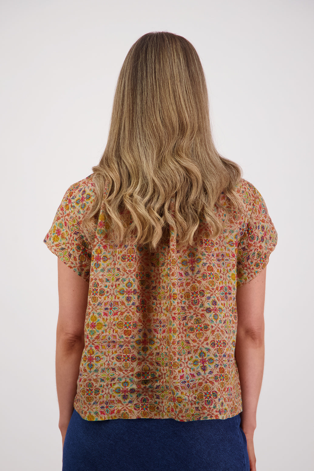 Pia Little Leaf Ramie Top