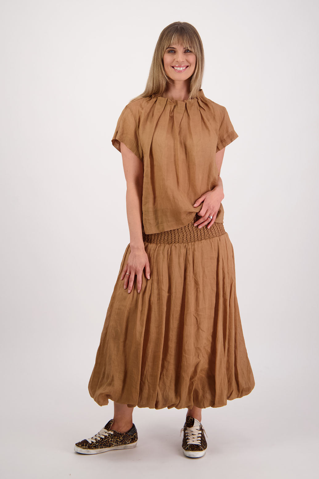 Pia Tan Ramie Top