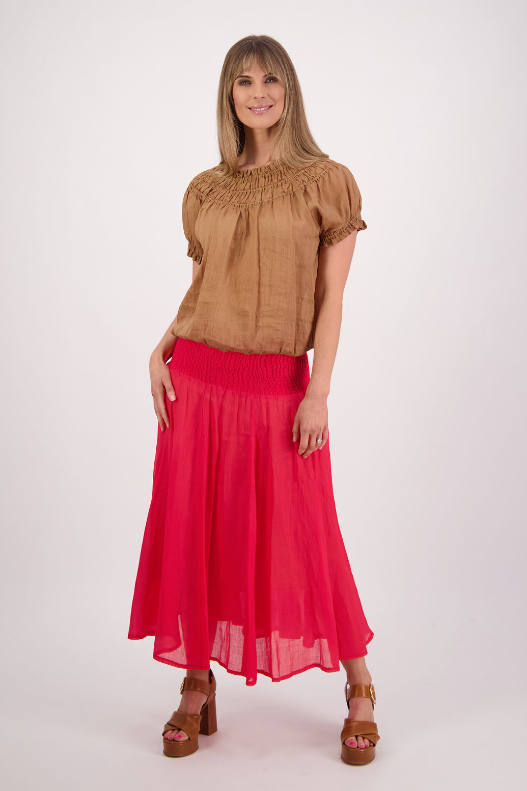 Pia Tan Ramie Top