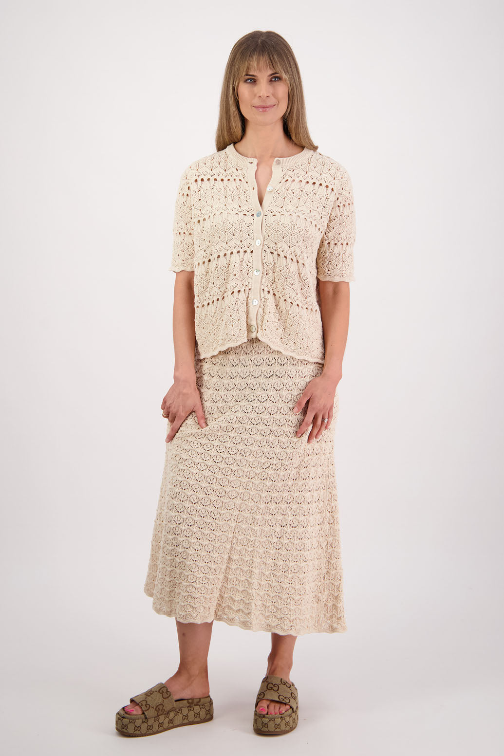 Posy Ivory Cardigan