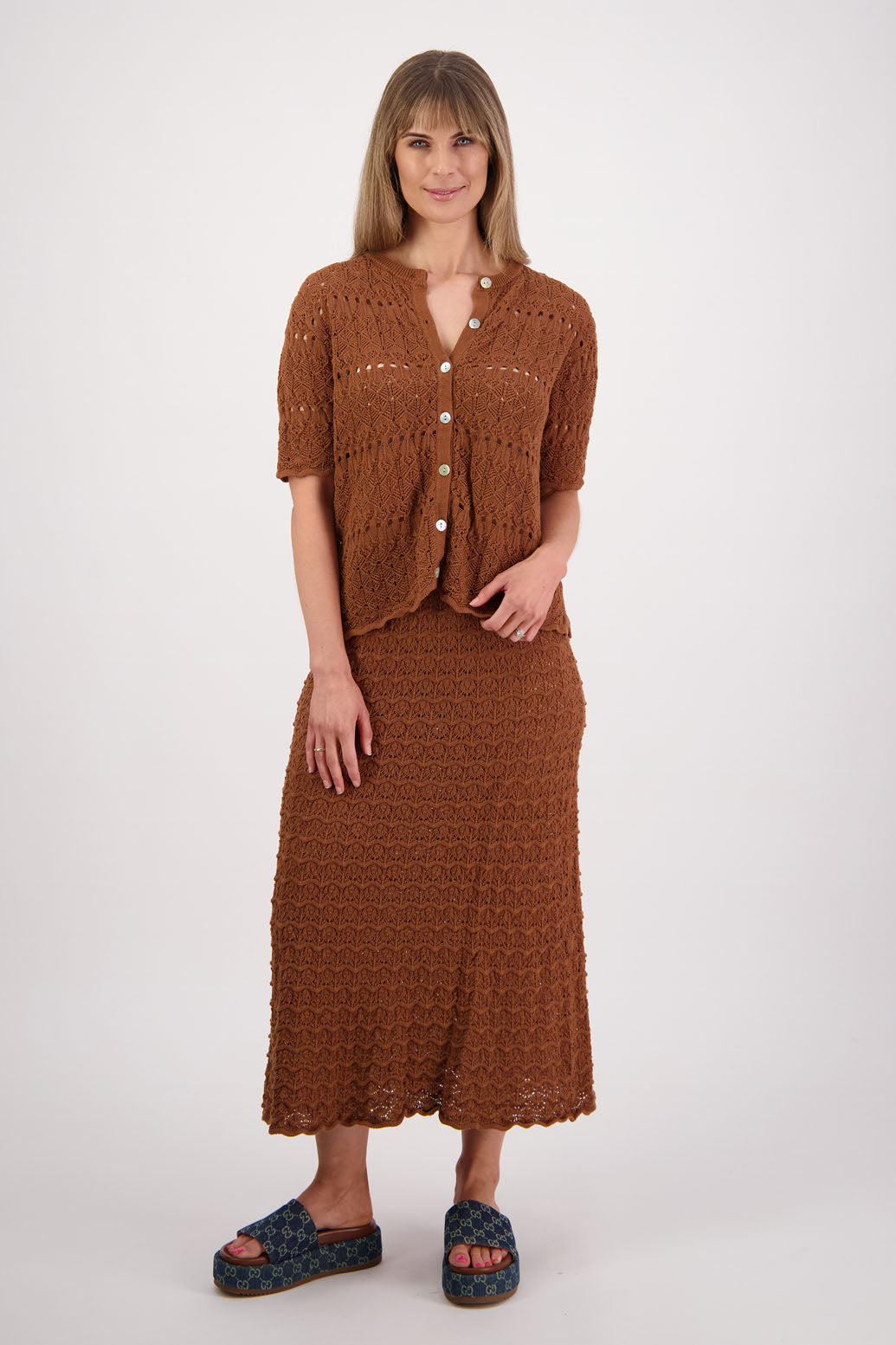 Posy Tan Cardigan