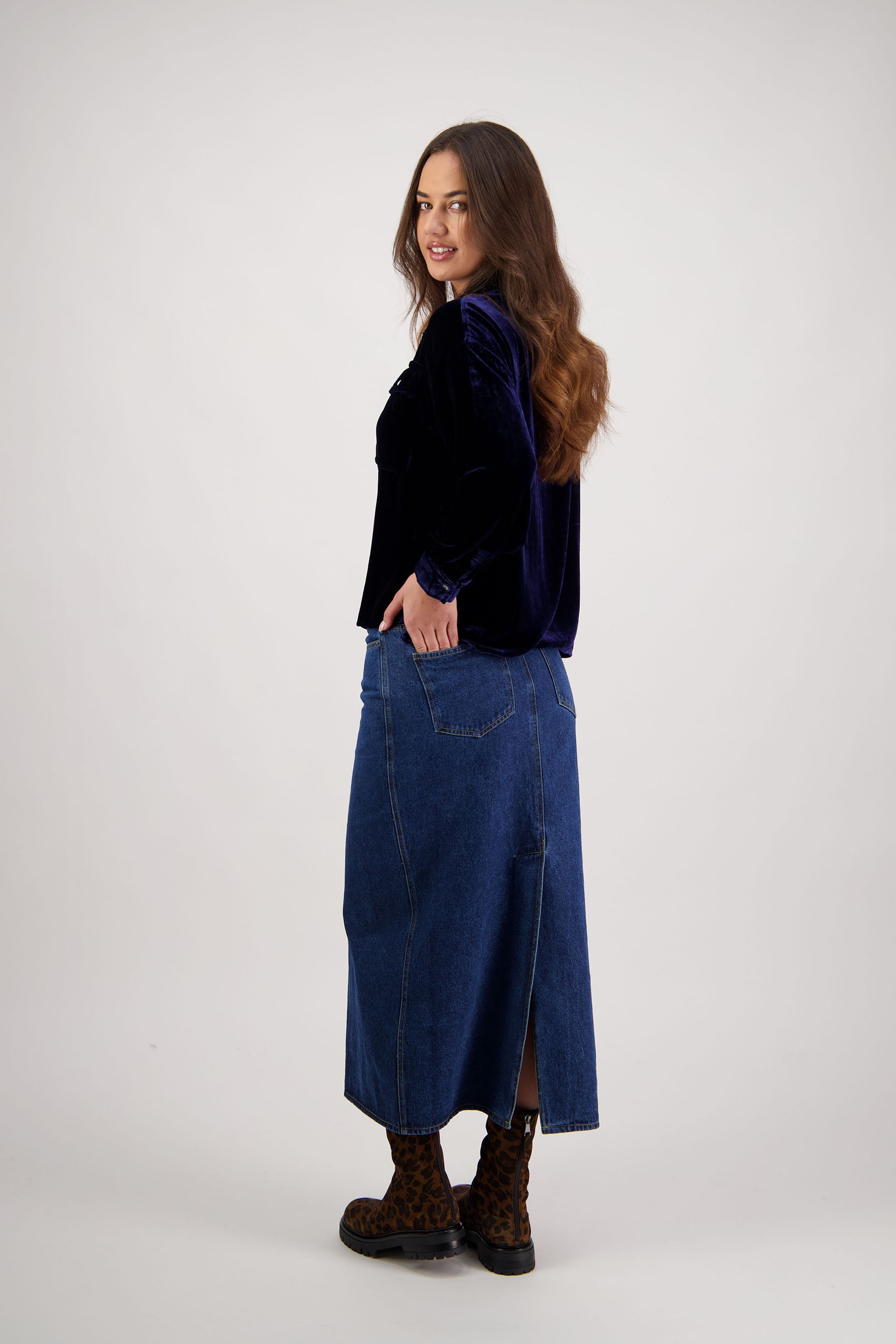 Remi Denim Skirt