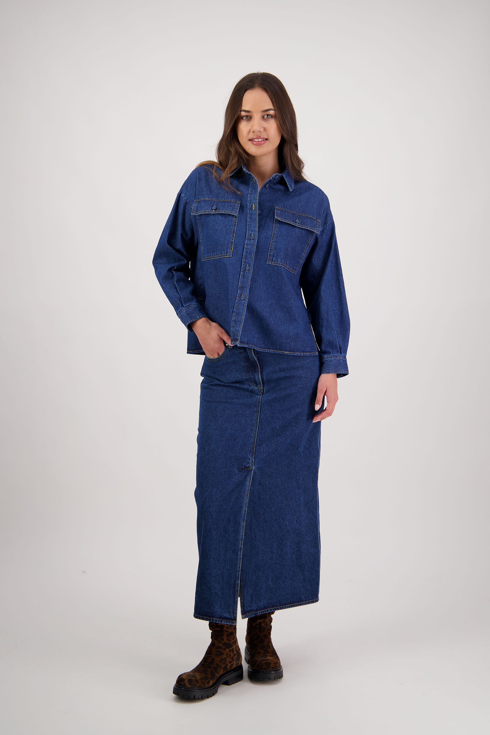 Remi Denim Skirt