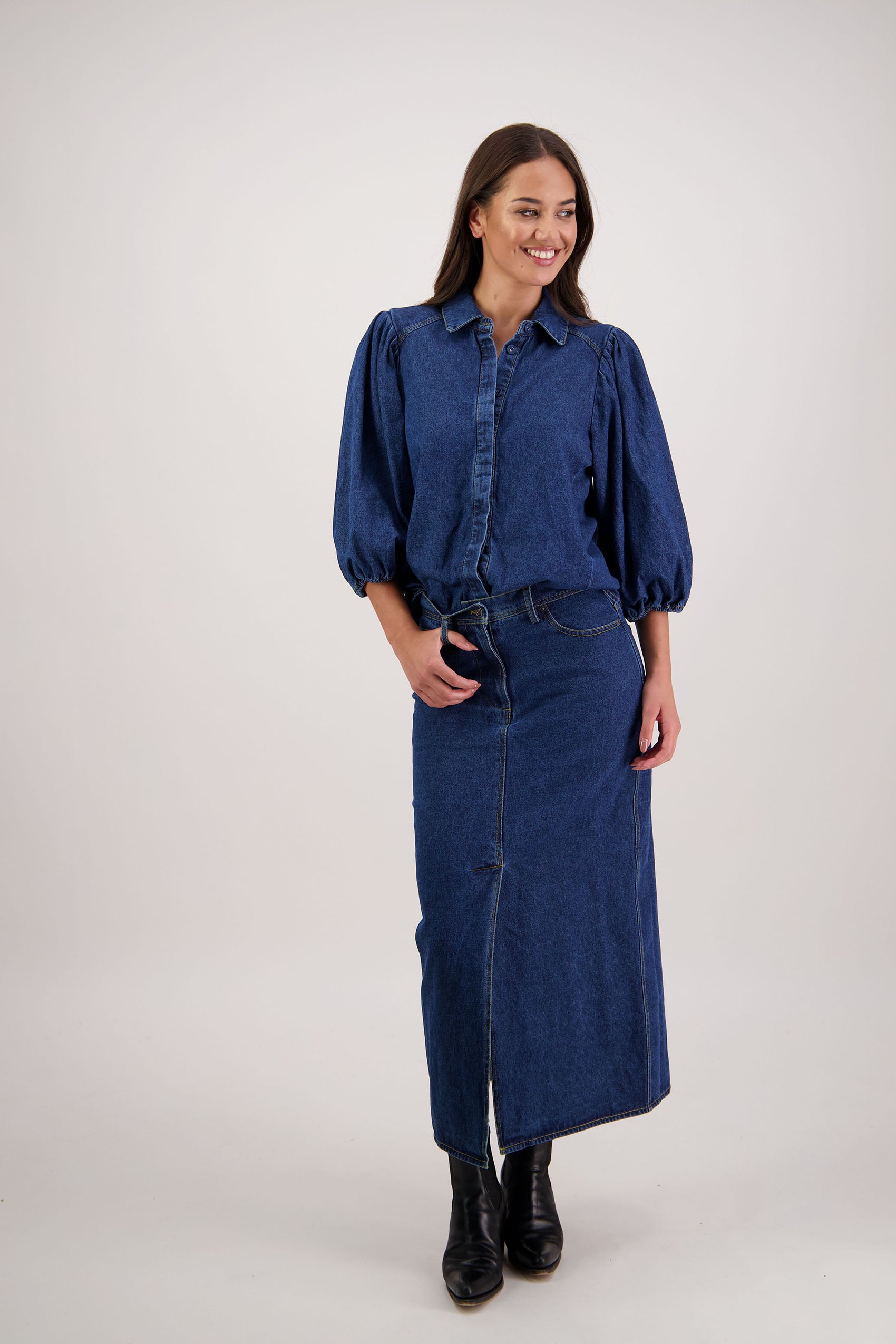 Remi Denim Skirt