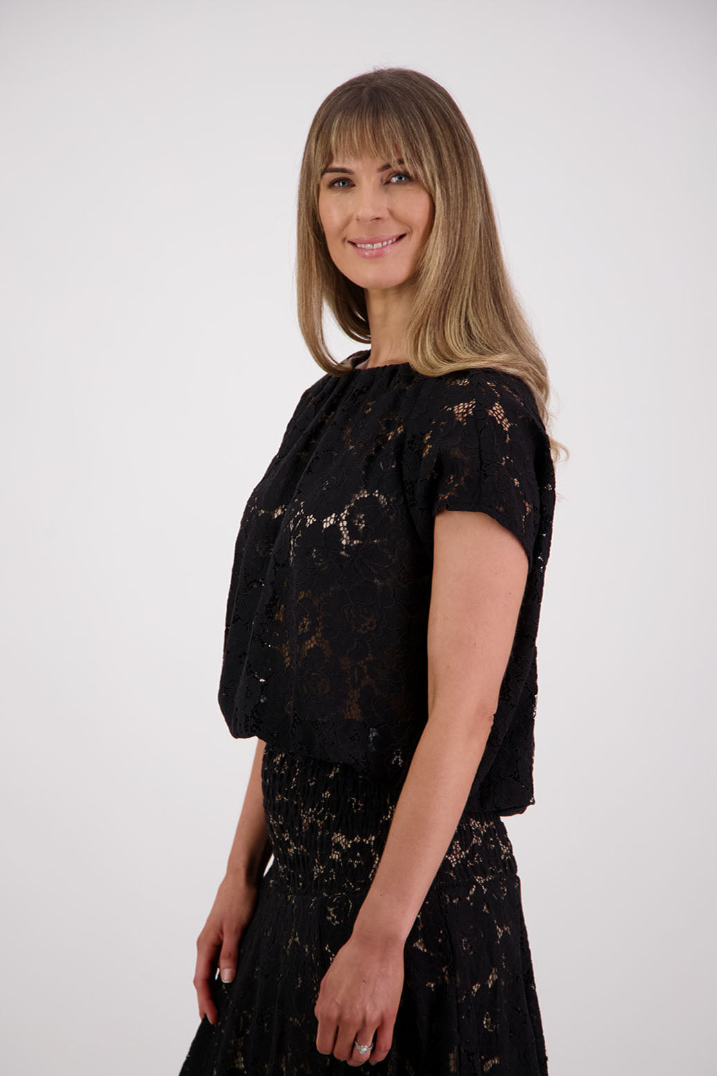 Briarwood Black Lace Womens Top - Scarlett