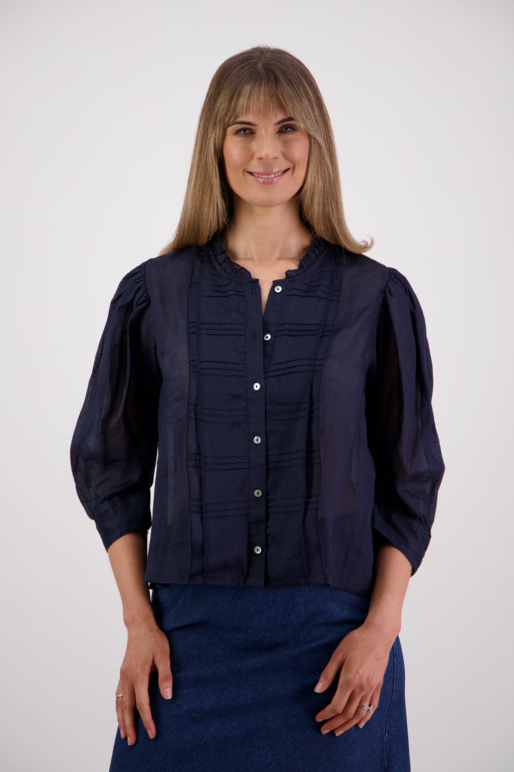 Selby Ink Ramie Top