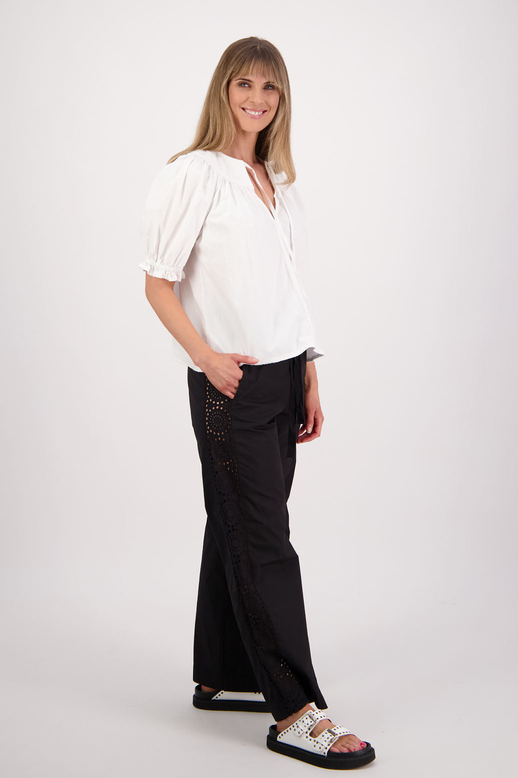 Sunshine Ink Cotton Poplin Pant