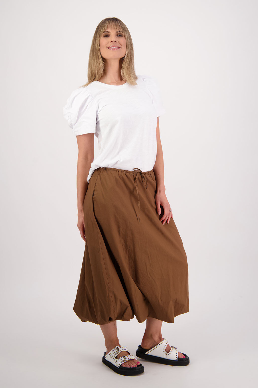 Suzie White Cotton T-Shirt