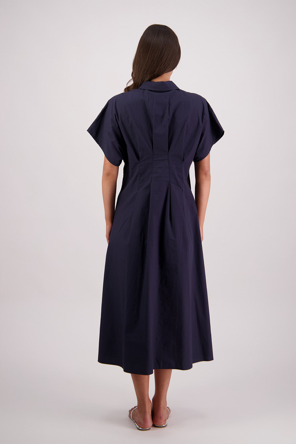 Back view Briarwood Tate Dress in Ink.