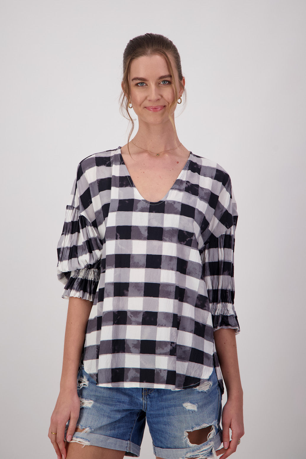 TIMMY BLACK GINGHAM