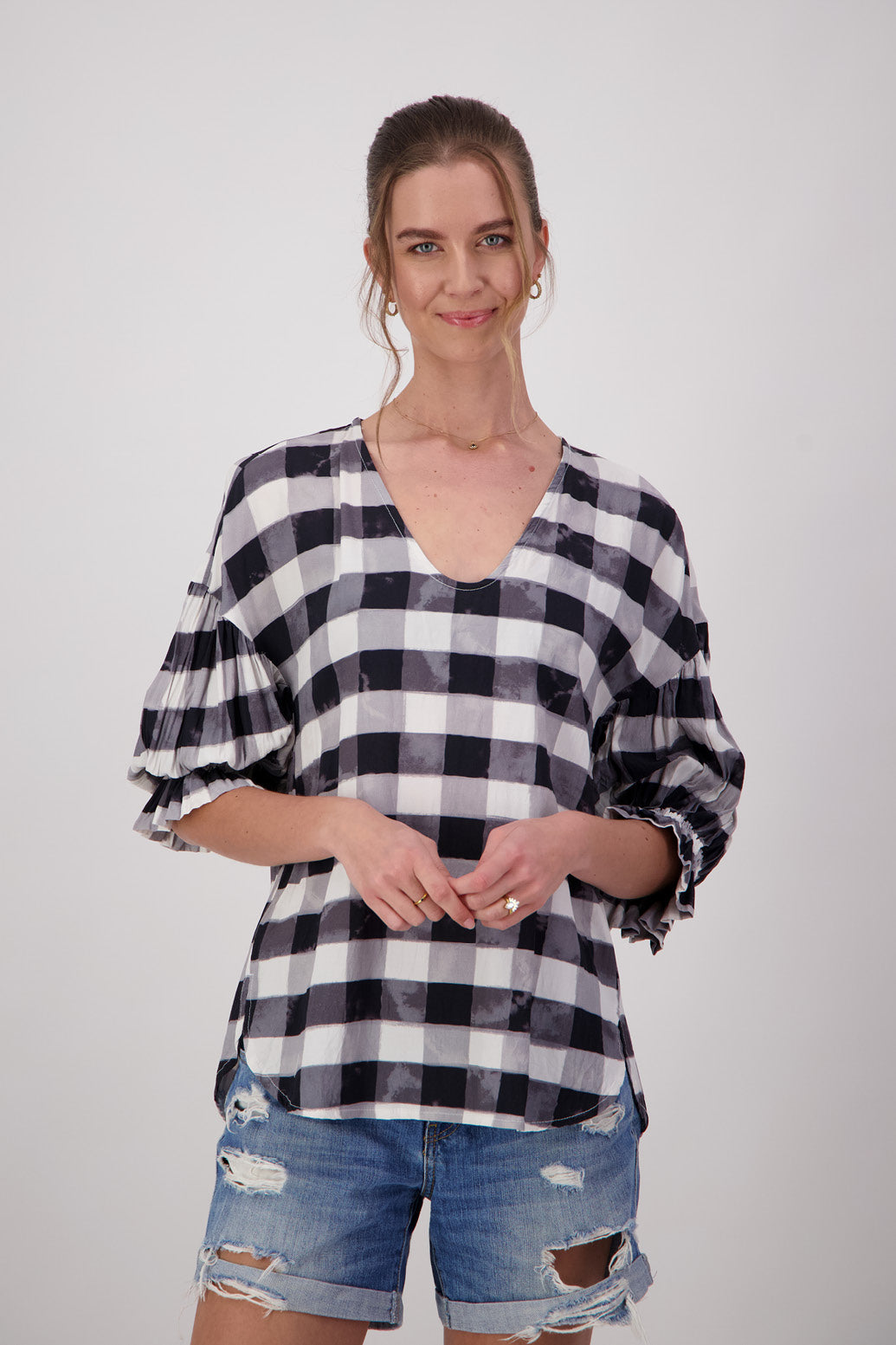 TIMMY BLACK GINGHAM