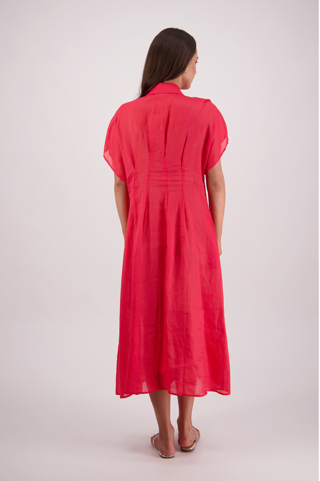 Back view of Briarwood Toni Dress in Red.