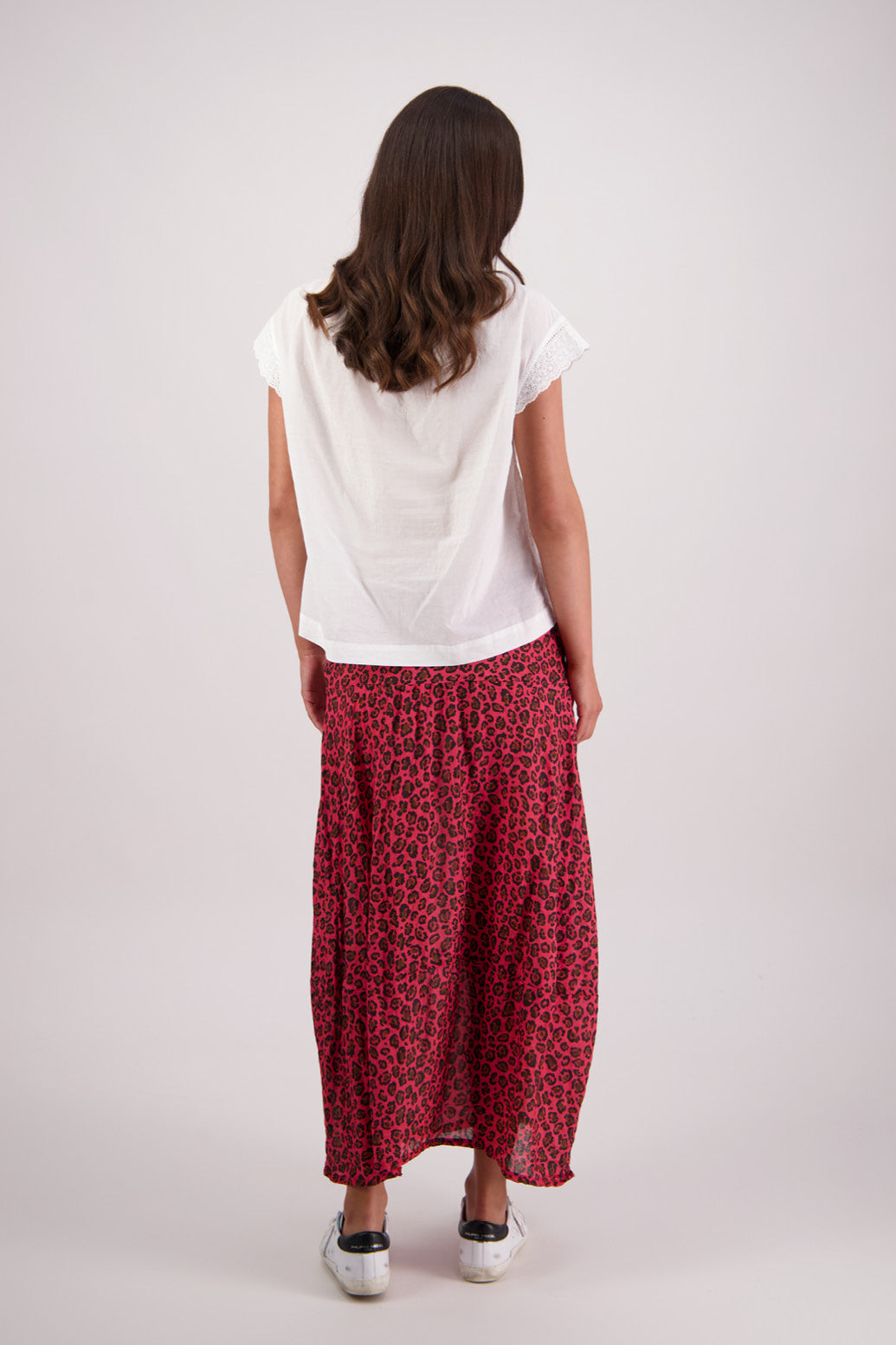 Back view Briarwood Tutti Skirt in Animal print.