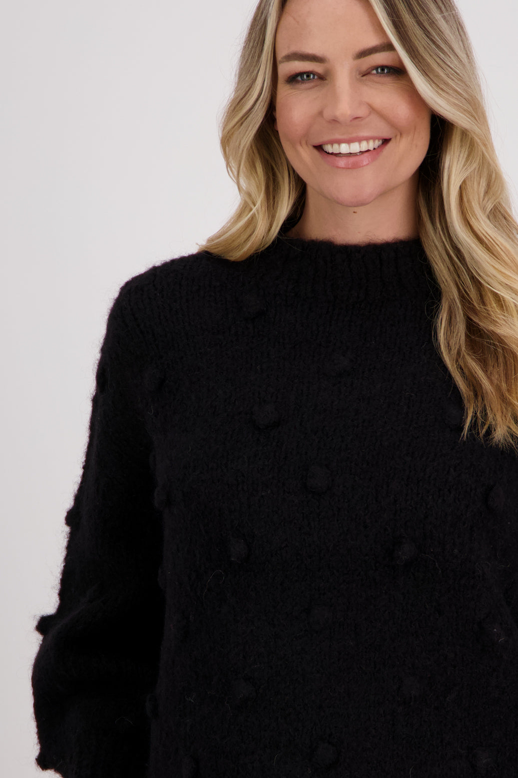 Victoria Mohair/Wool Black Top