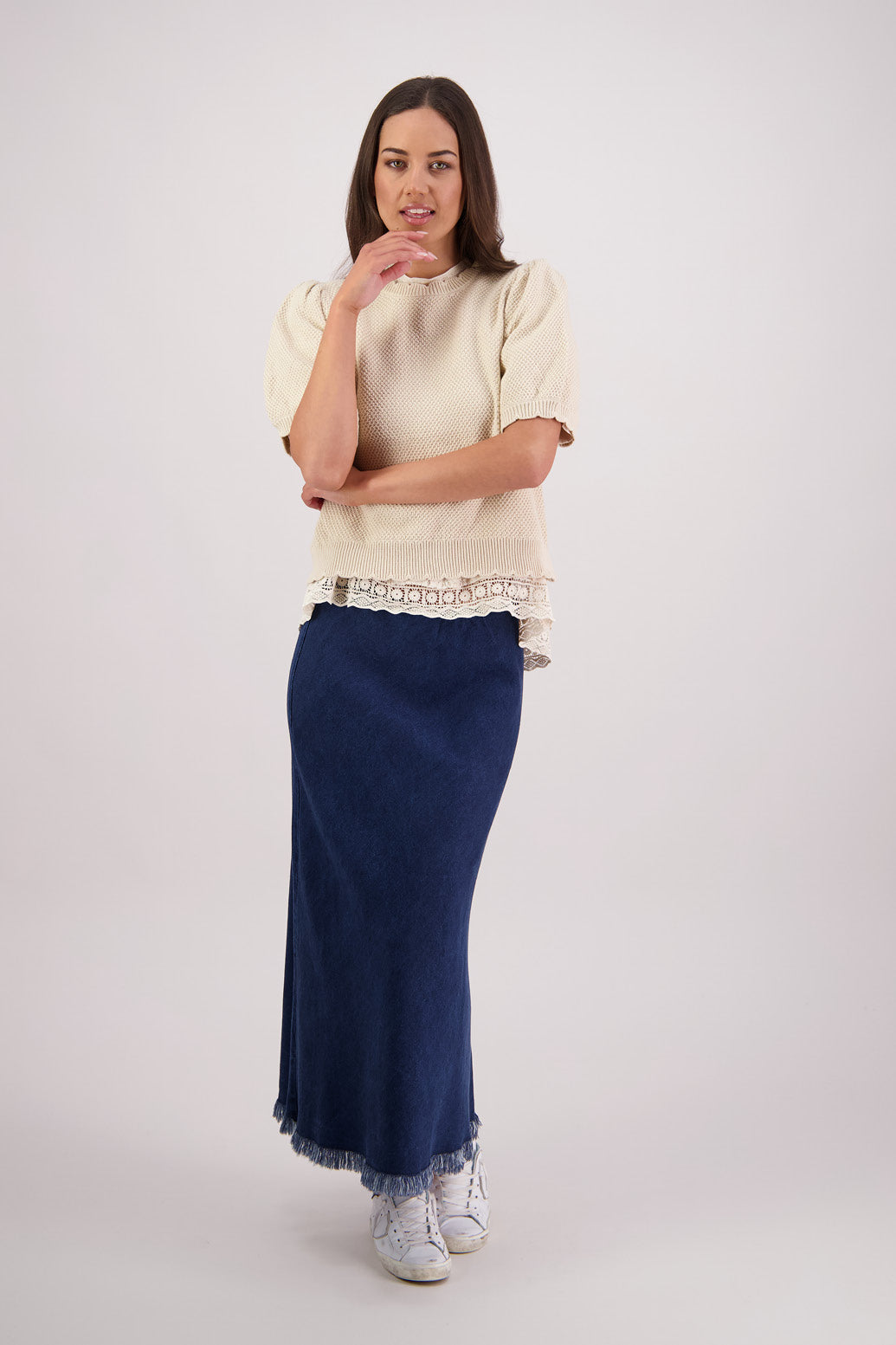 Tiger Natural Knit Top