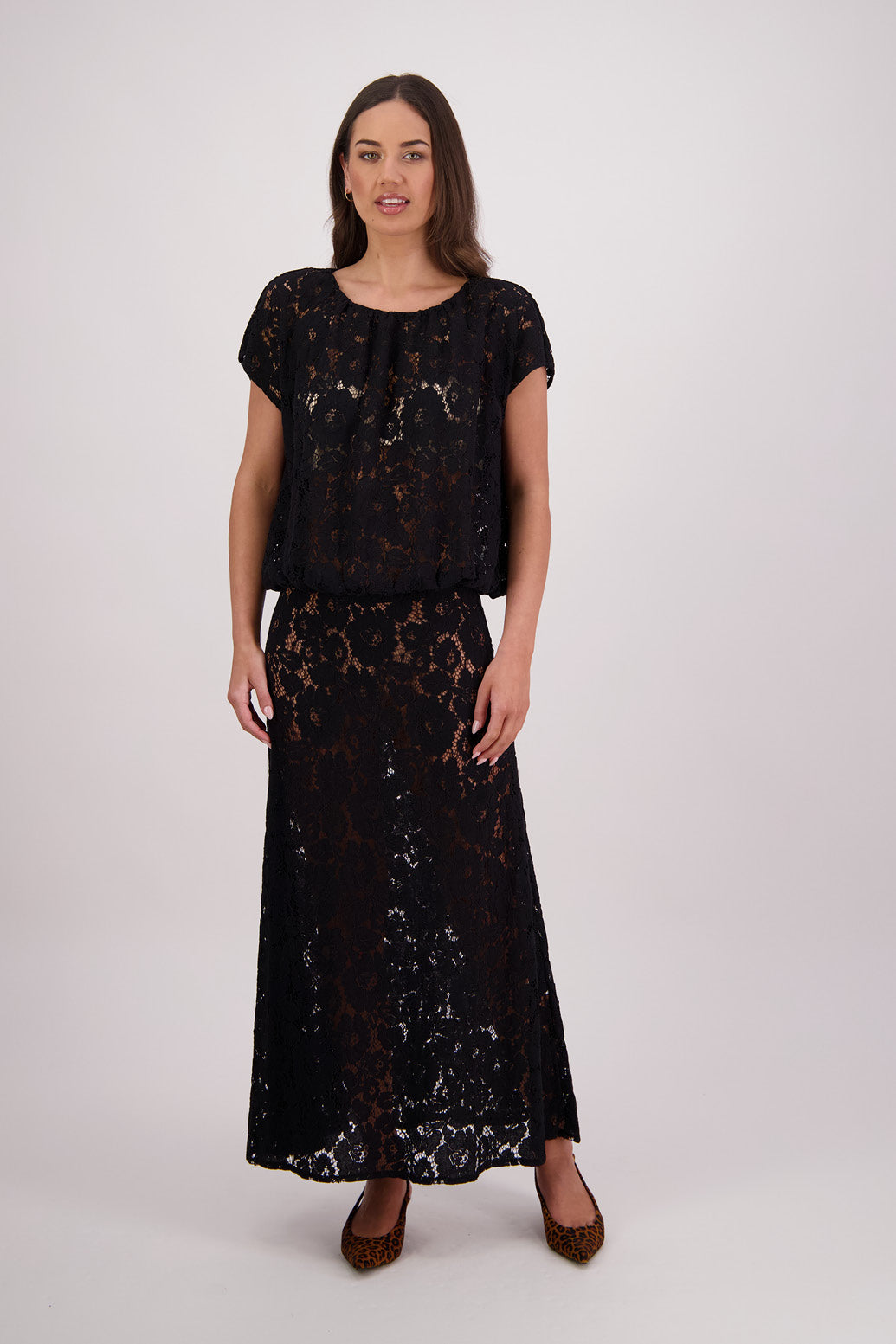 Twinkle Black Lace Skirt
