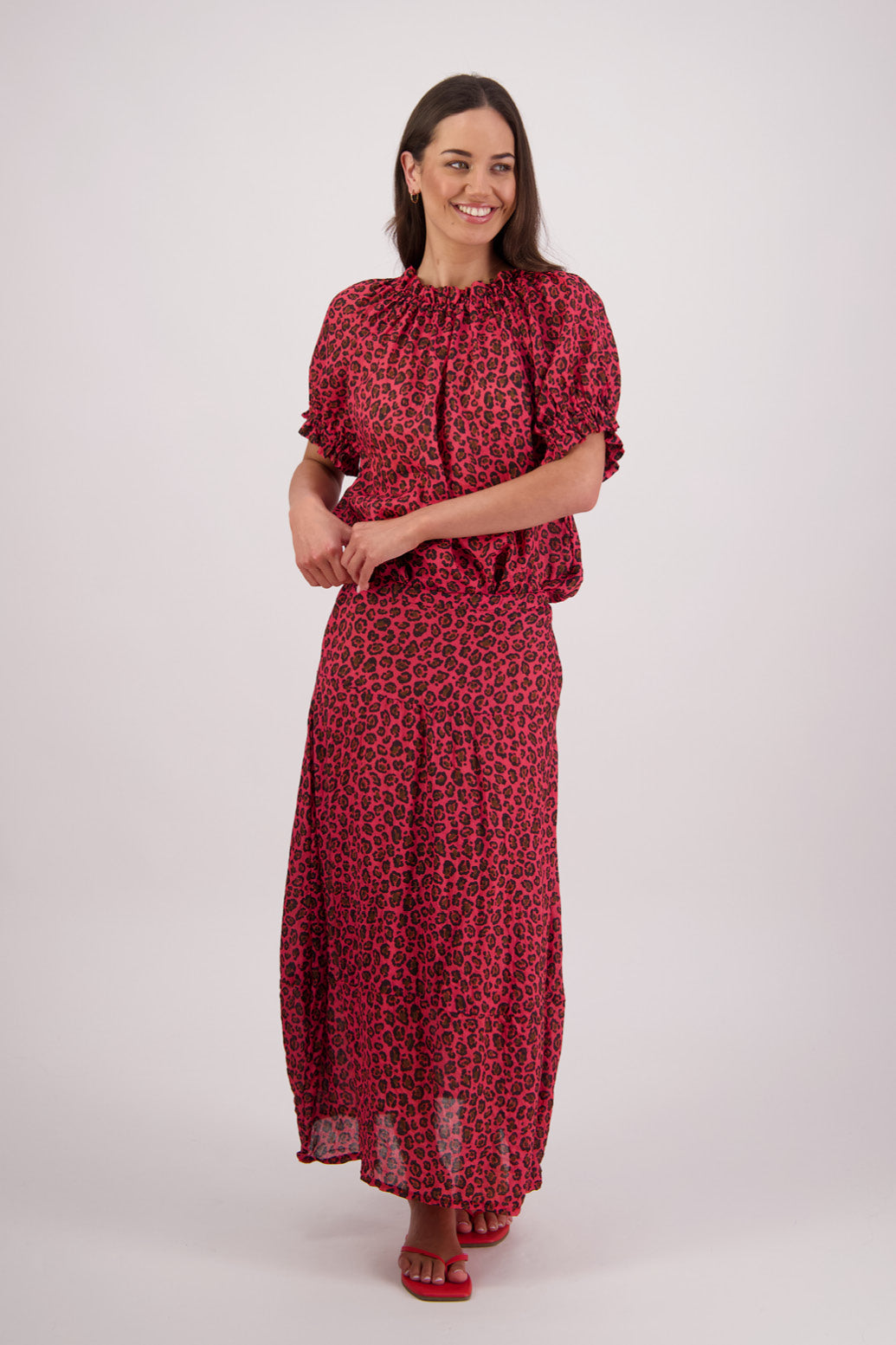 Tutti Animal Ramie Skirt