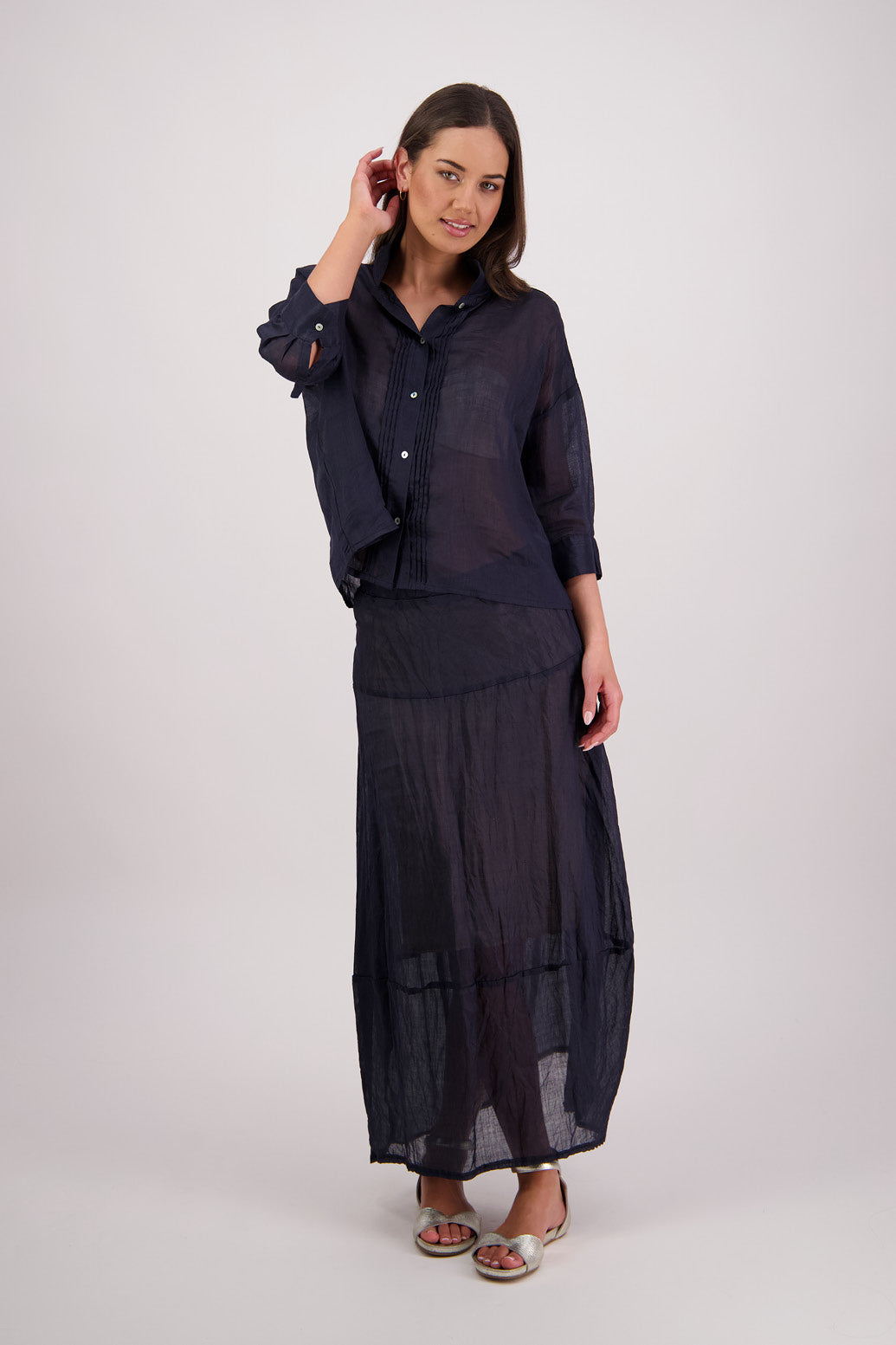 Taj Ink Ramie Shirt