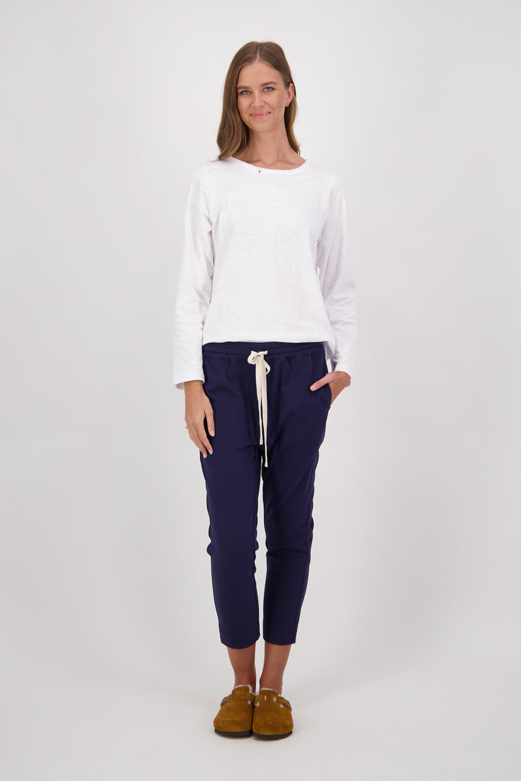 Chelsea Casual Ankle Pant - Ink