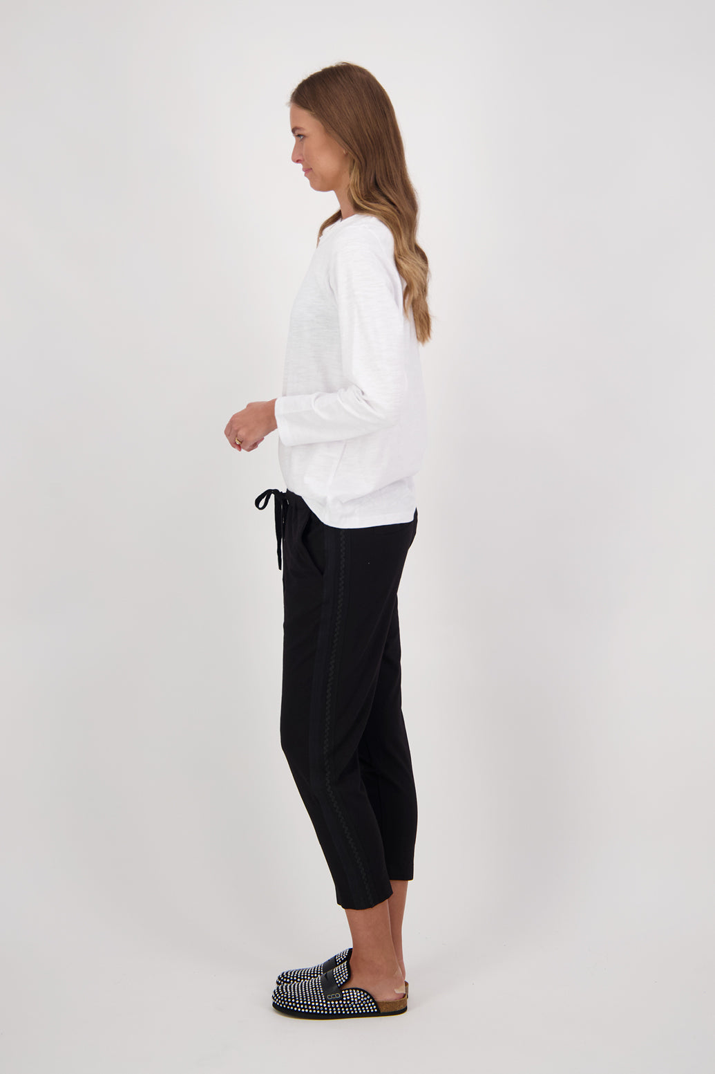 Clementine Black Ankle Pant/Trousers
