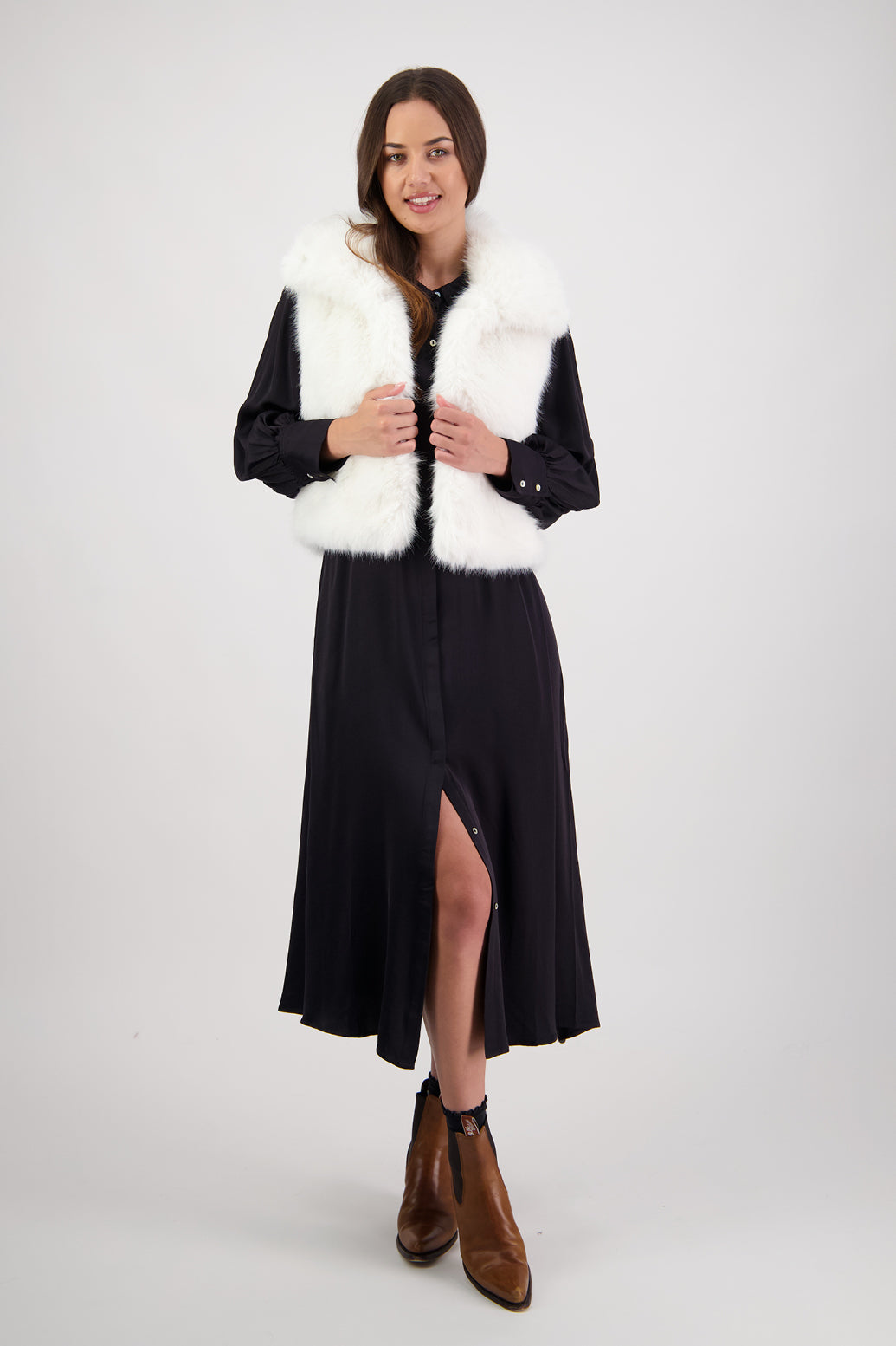 Hollie Black Shirt Dress, Briarwood NZ Hollie Black Shirt Dress, Briarwood NZ