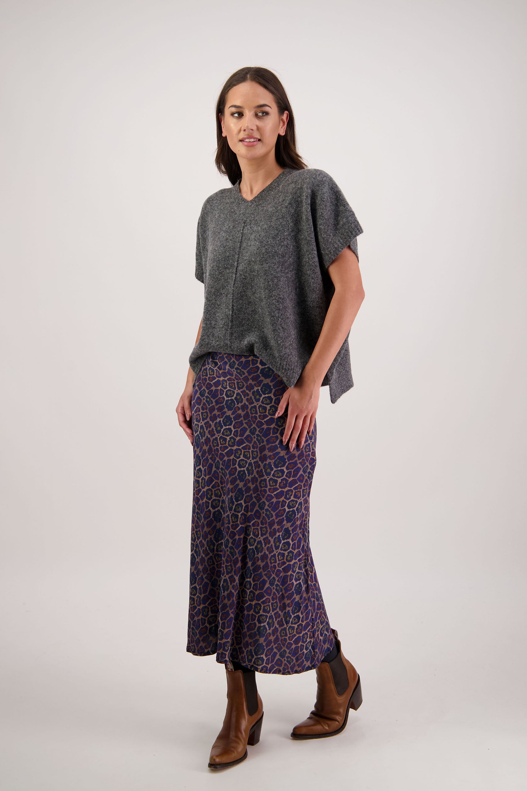 Fredrik Charcoal Knit Vest