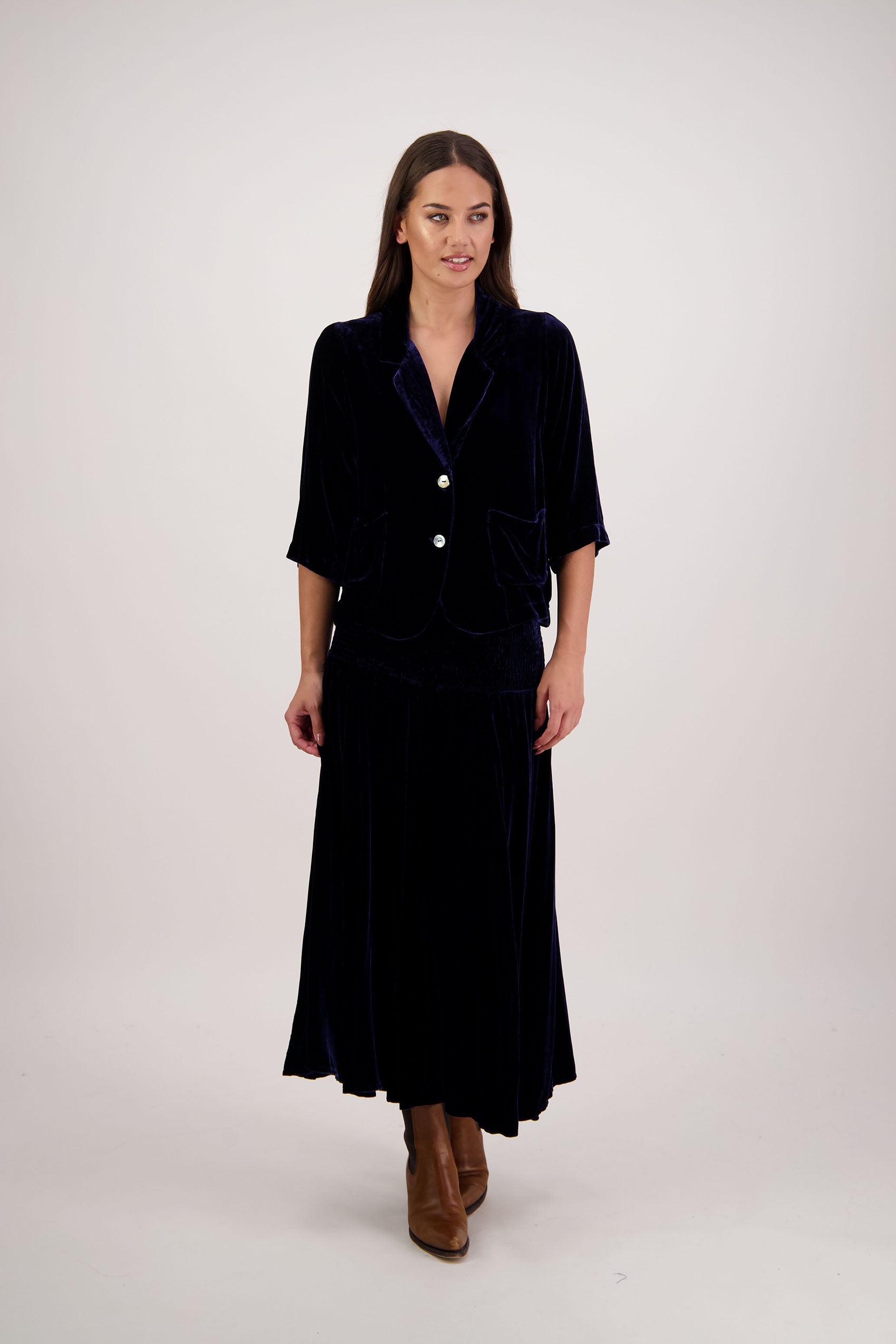 Rita Ink Velvet Jacket