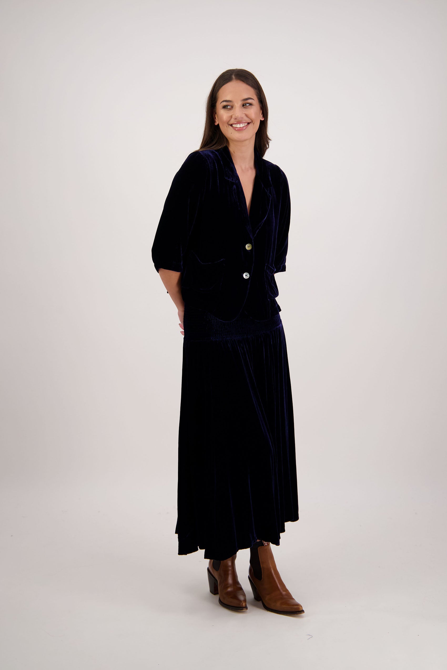 Rita Ink Velvet Jacket