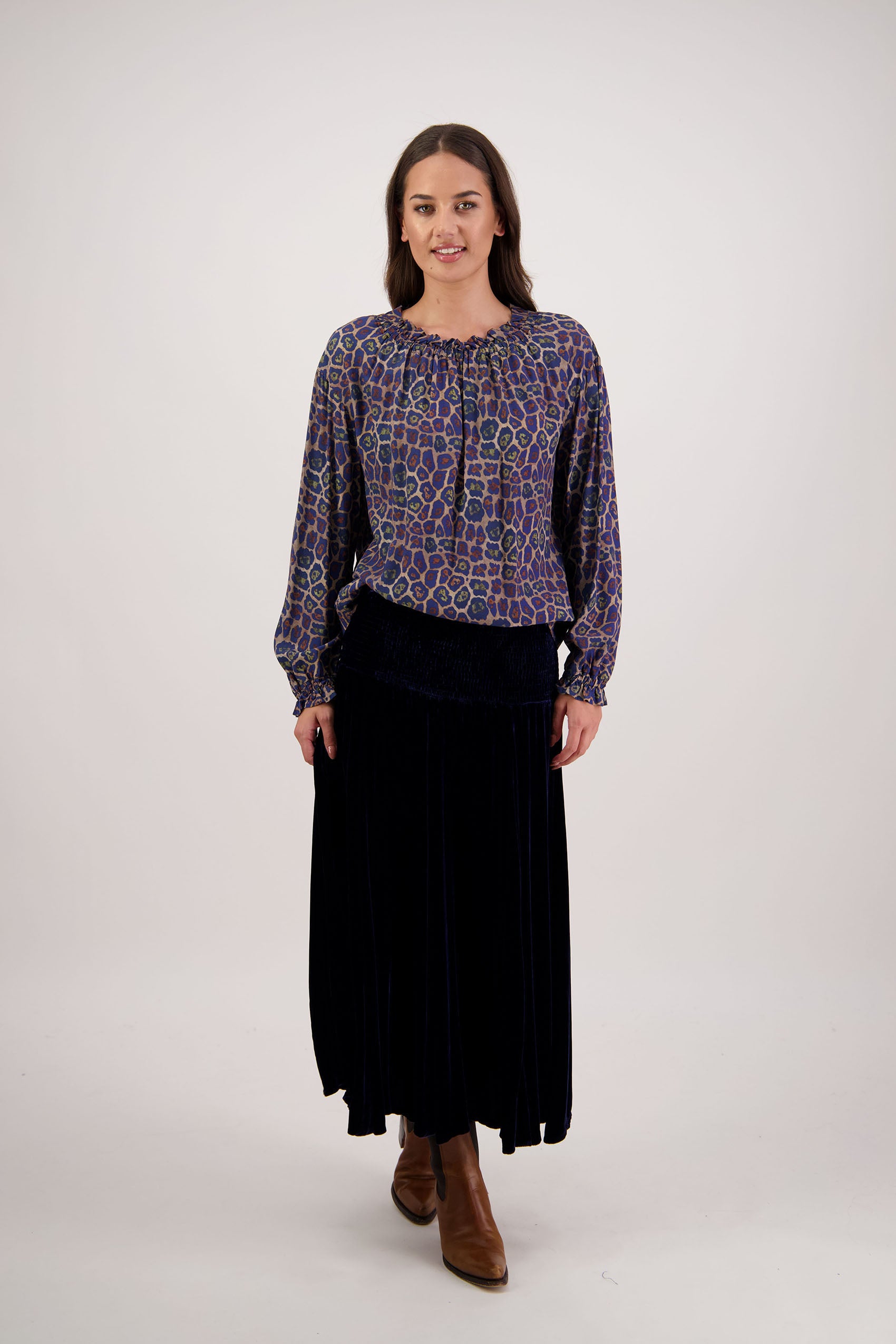 Rumer Antique Leopard Top